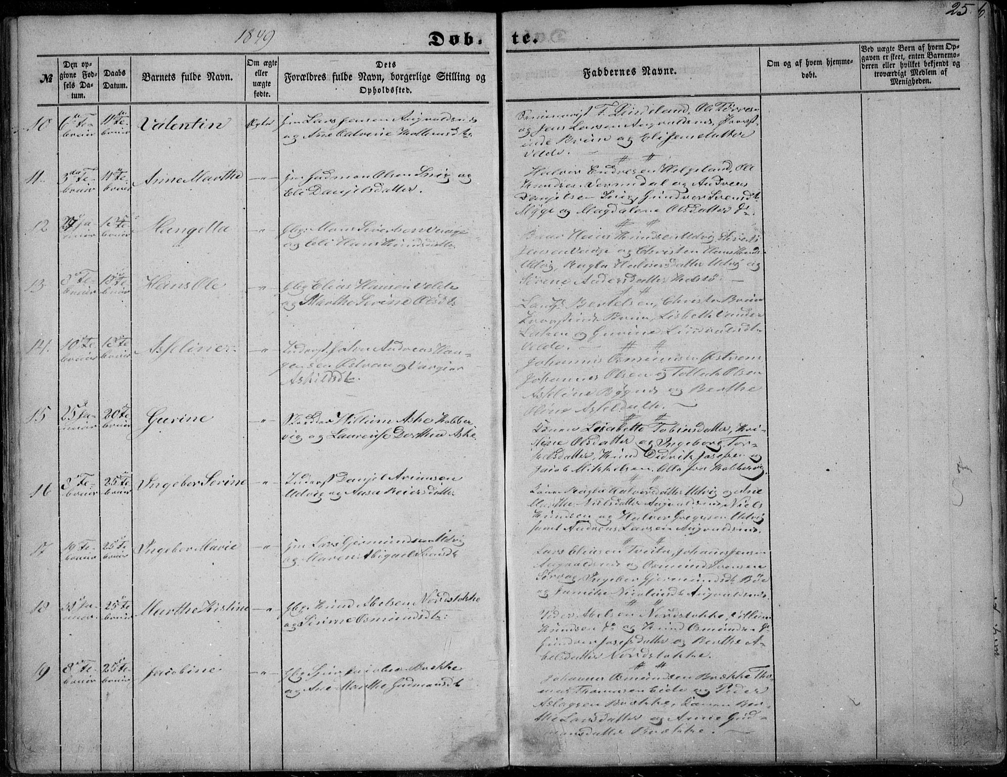 Avaldsnes sokneprestkontor, AV/SAST-A -101851/H/Ha/Haa/L0008: Parish register (official) no. A 8, 1847-1857, p. 25