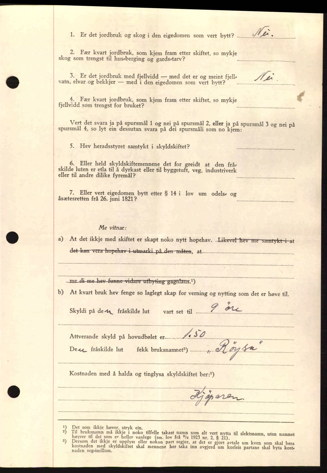 Romsdal sorenskriveri, AV/SAT-A-4149/1/2/2C: Mortgage book no. A14, 1943-1943, Diary no: : 636/1943