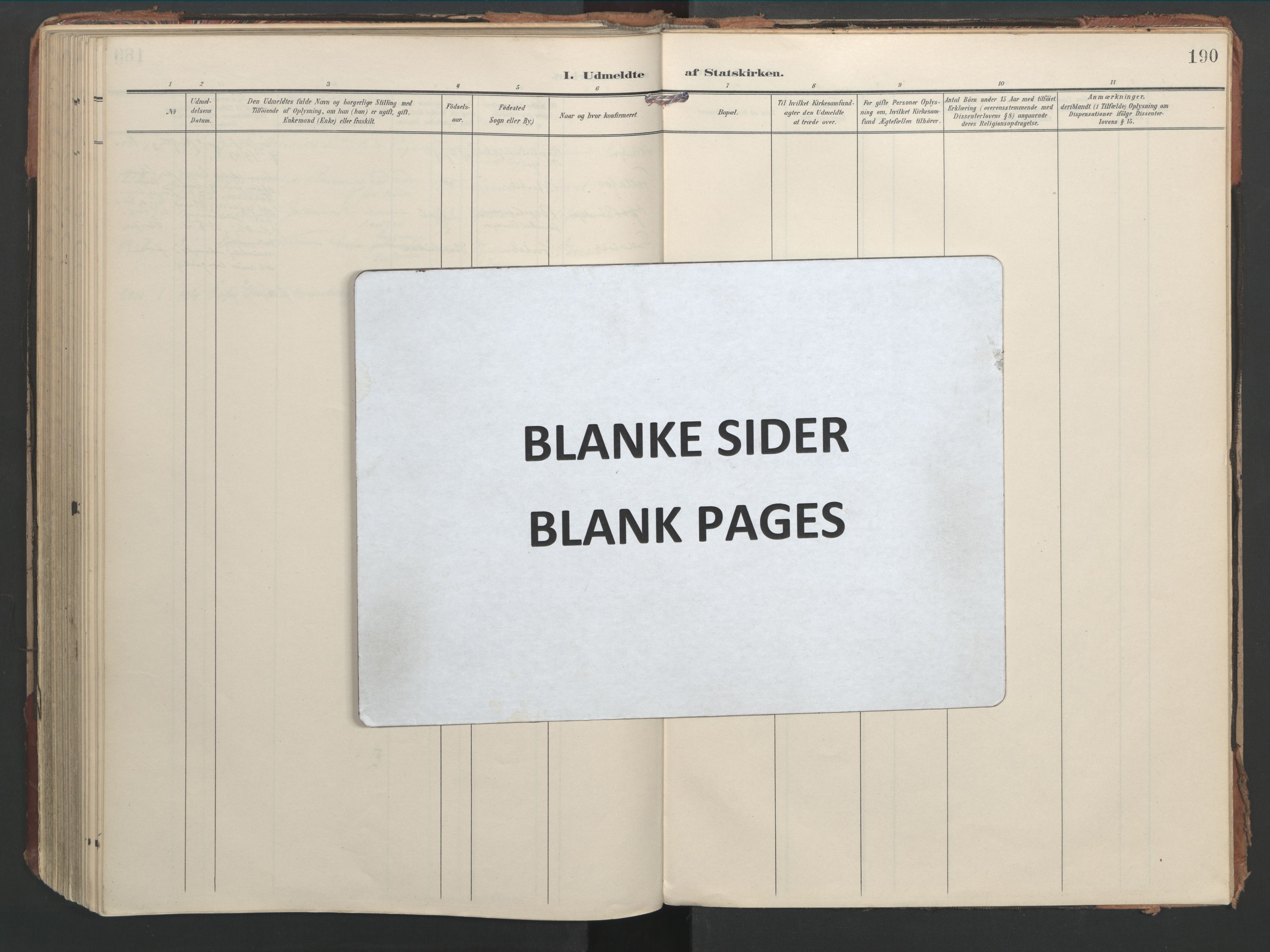 Ministerialprotokoller, klokkerbøker og fødselsregistre - Nord-Trøndelag, SAT/A-1458/744/L0421: Parish register (official) no. 744A05, 1905-1930, p. 190