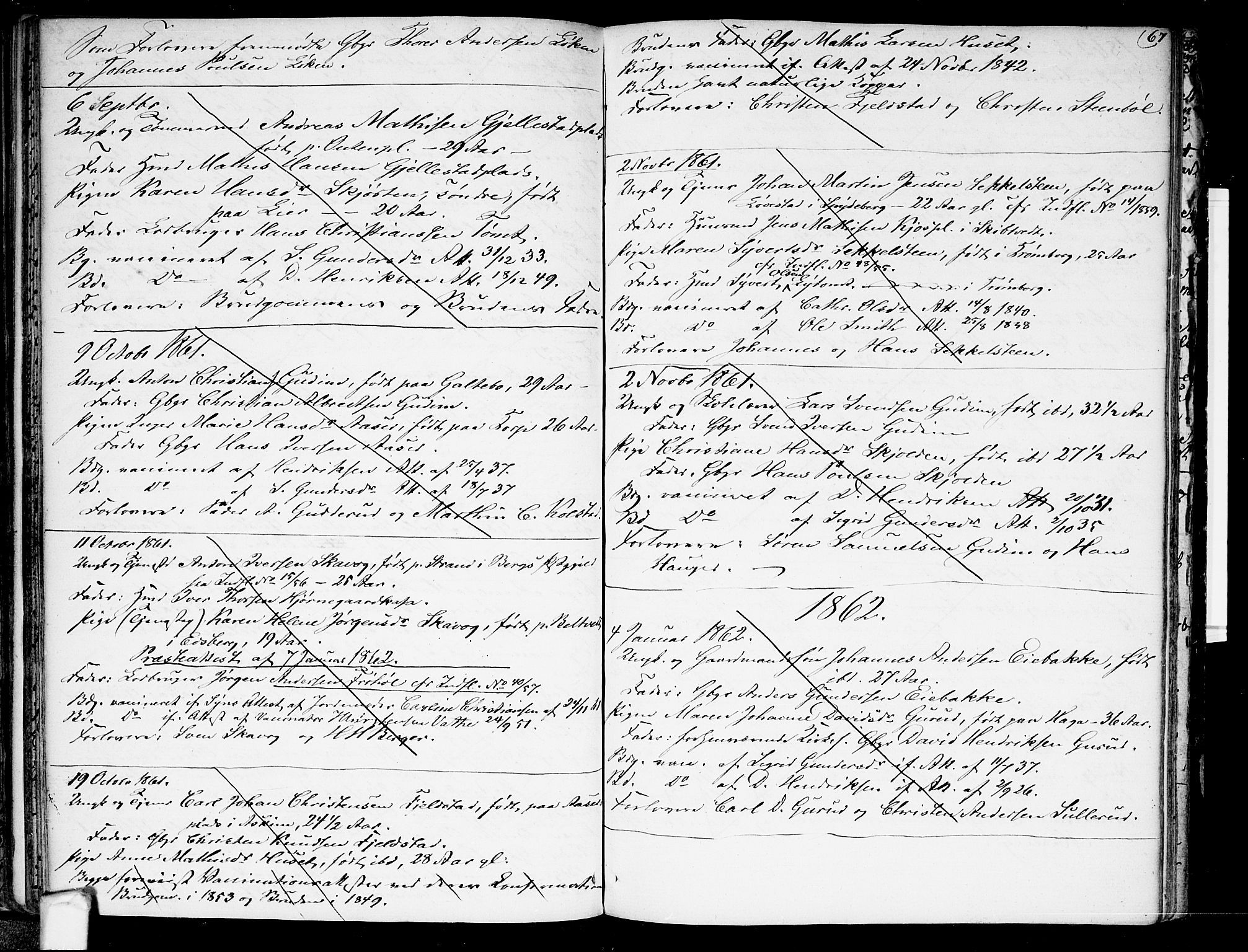 Askim prestekontor Kirkebøker, SAO/A-10900/F/Fa/L0003: Parish register (official) no. 3, 1790-1816, p. 67