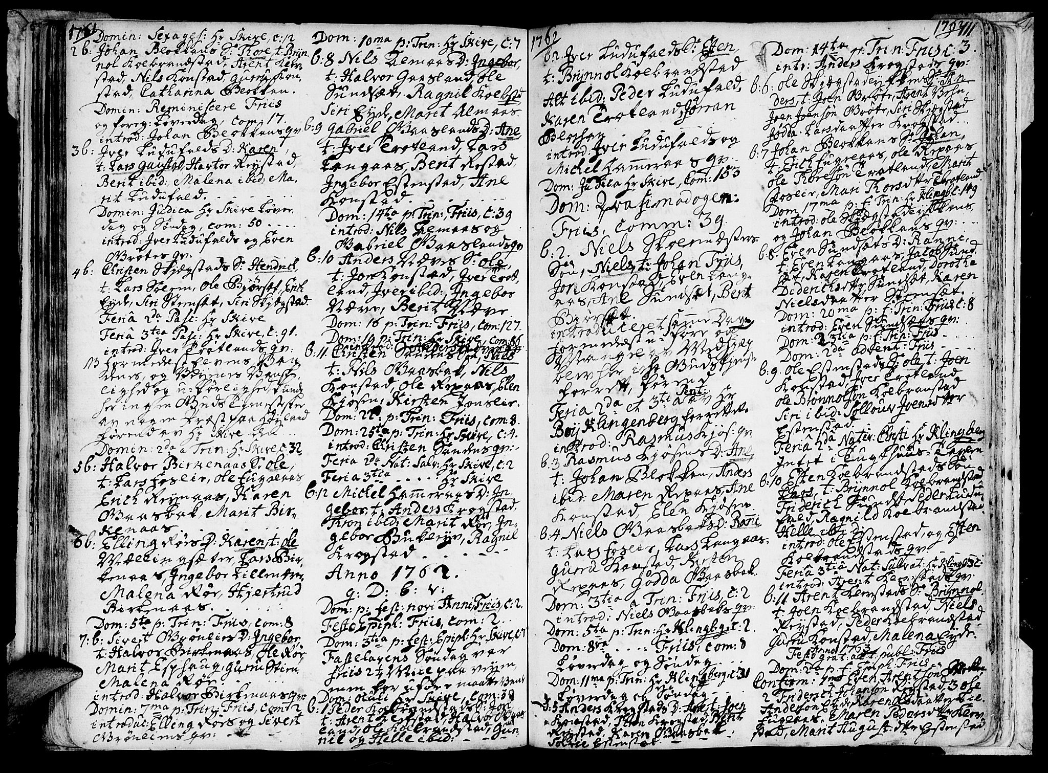 Ministerialprotokoller, klokkerbøker og fødselsregistre - Sør-Trøndelag, SAT/A-1456/691/L1060: Parish register (official) no. 691A01 /4, 1740-1767, p. 111