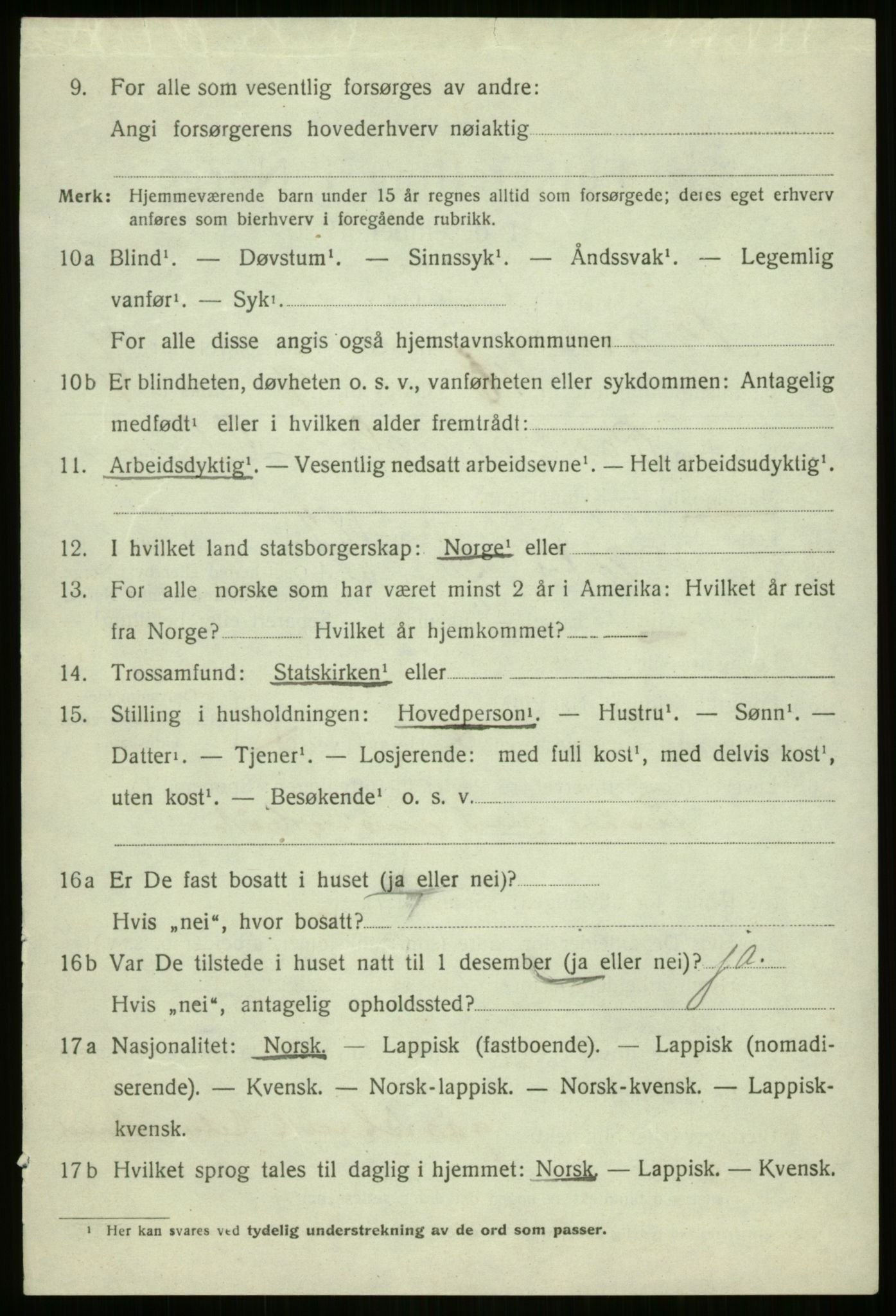 SATØ, 1920 census for Bjarkøy, 1920, p. 2264