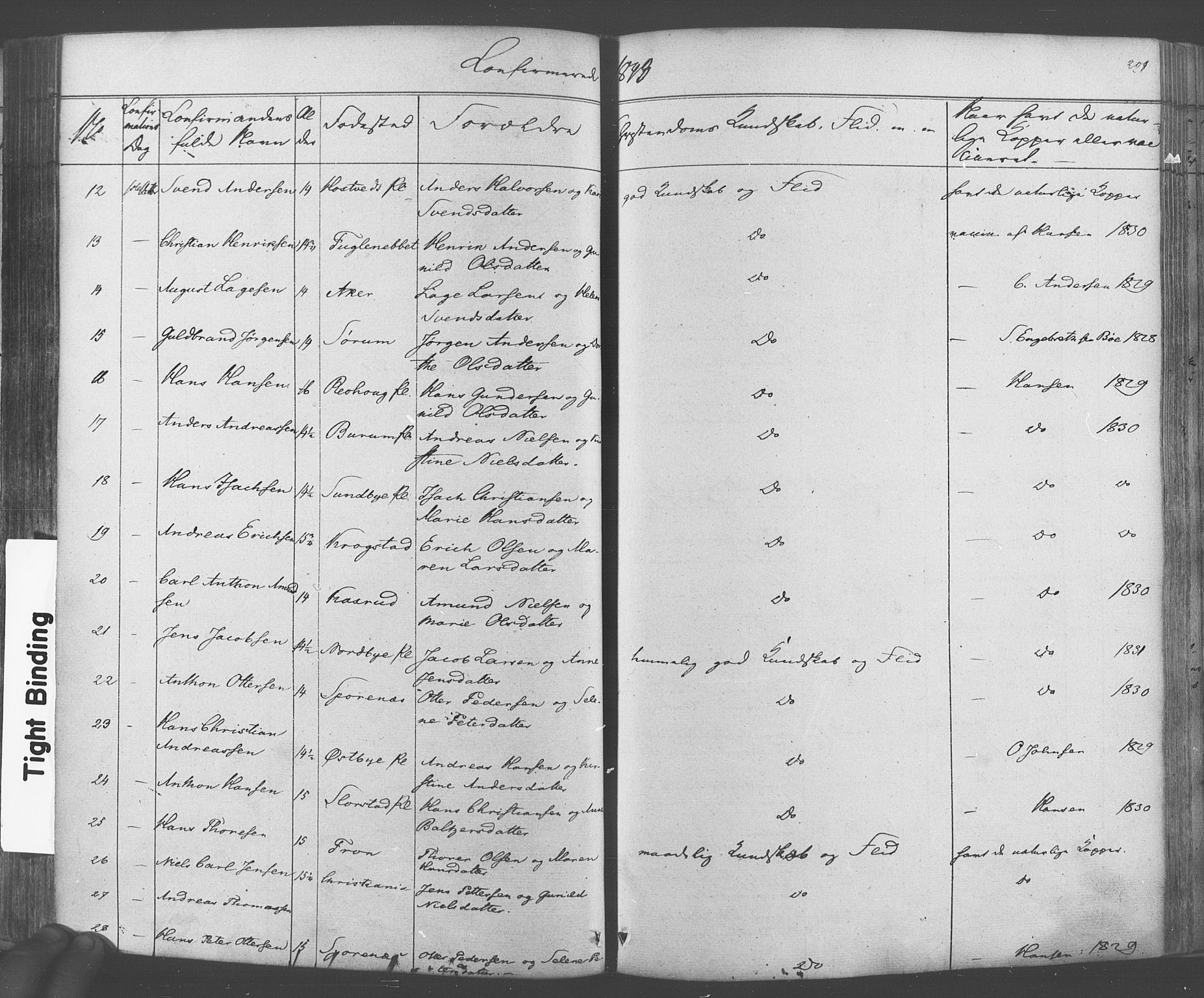 Ås prestekontor Kirkebøker, AV/SAO-A-10894/F/Fa/L0006: Parish register (official) no. I 6, 1841-1853, p. 208-209