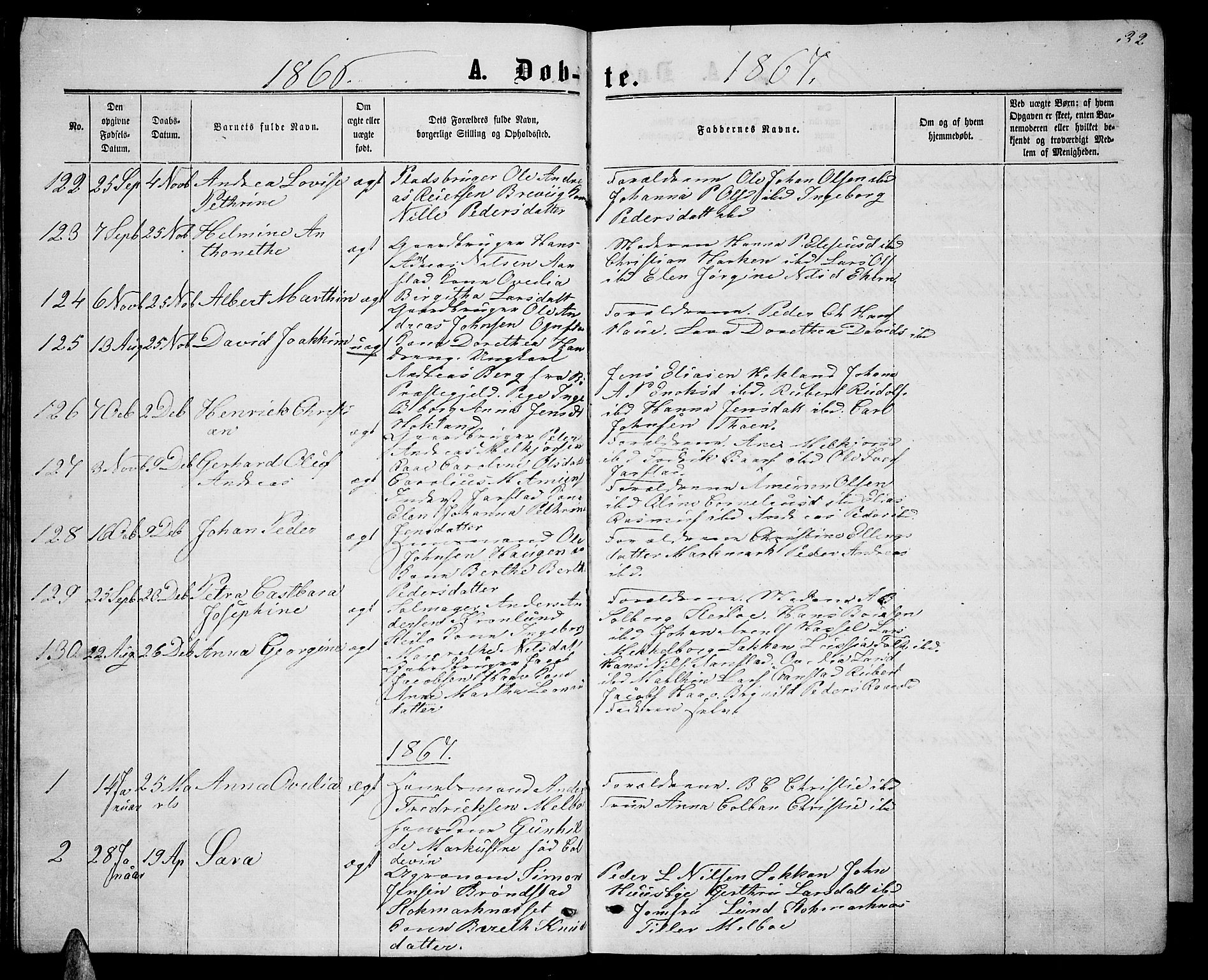 Ministerialprotokoller, klokkerbøker og fødselsregistre - Nordland, AV/SAT-A-1459/888/L1266: Parish register (copy) no. 888C04, 1864-1877, p. 32