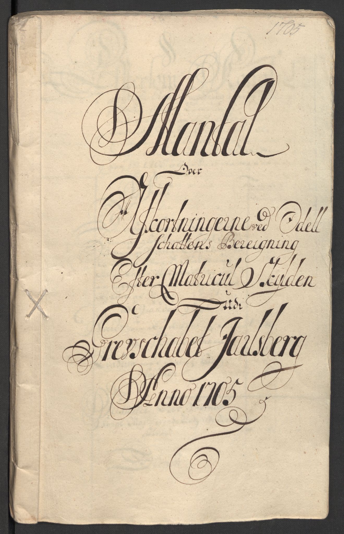 Rentekammeret inntil 1814, Reviderte regnskaper, Fogderegnskap, AV/RA-EA-4092/R32/L1871: Fogderegnskap Jarlsberg grevskap, 1703-1705, p. 556