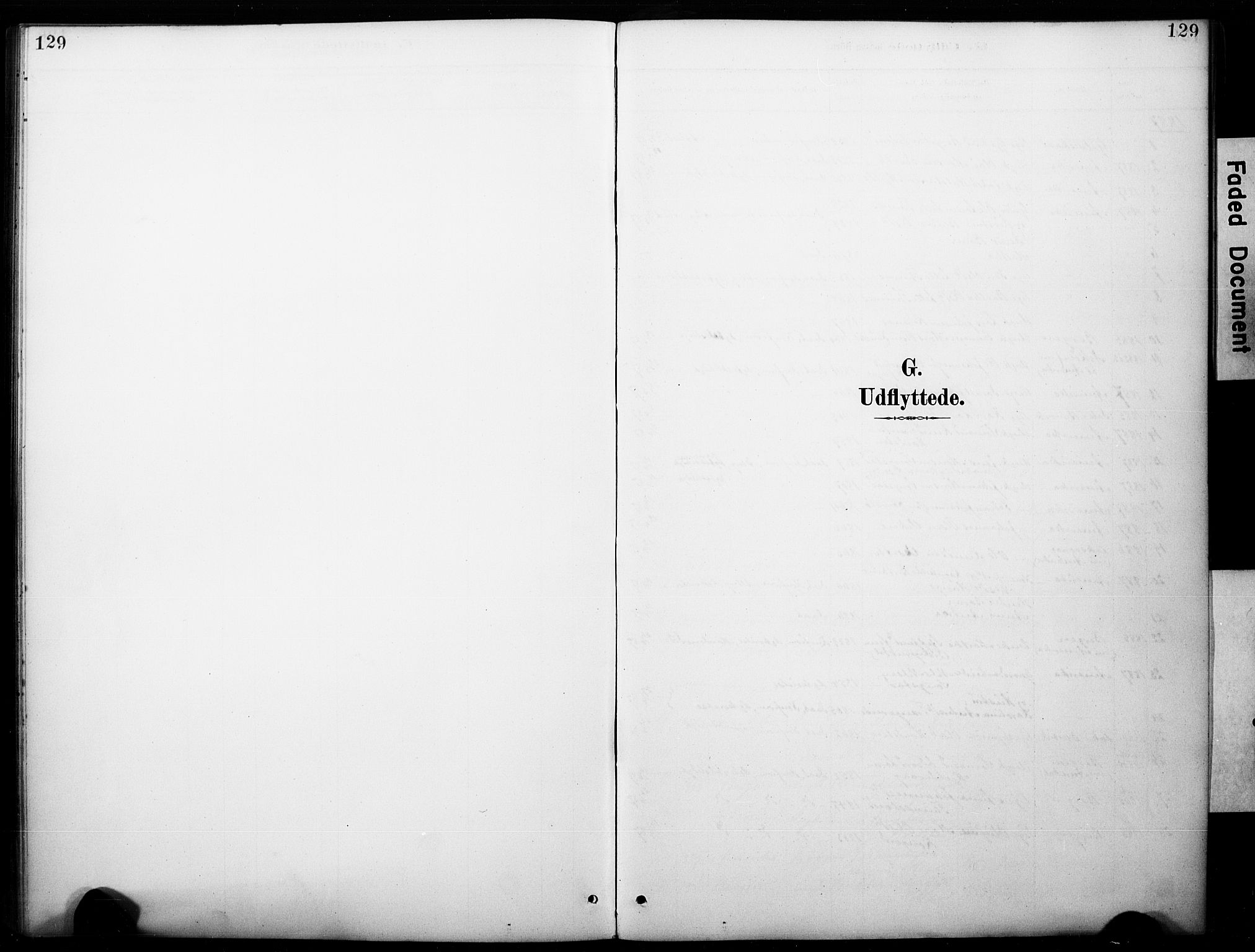 Haus sokneprestembete, SAB/A-75601/H/Haa: Parish register (official) no. B 1, 1887-1898, p. 129