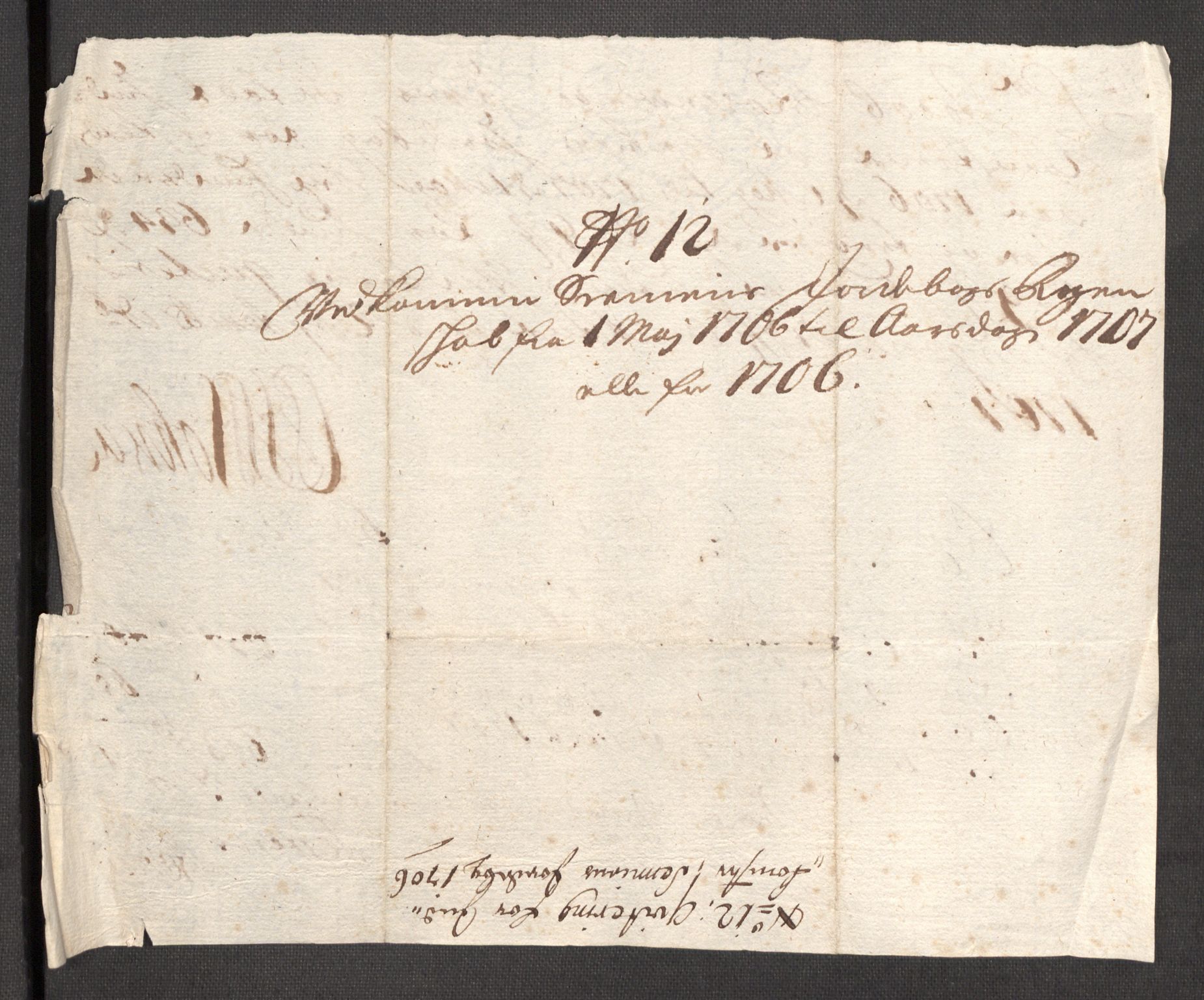 Rentekammeret inntil 1814, Reviderte regnskaper, Fogderegnskap, AV/RA-EA-4092/R68/L4756: Fogderegnskap Senja og Troms, 1705-1707, p. 264