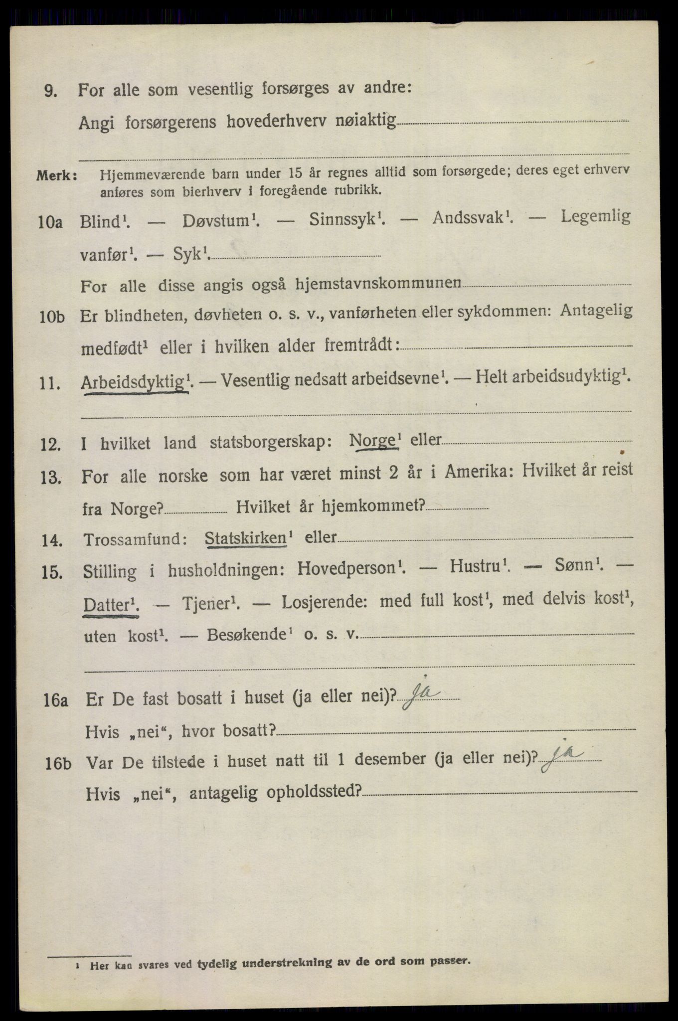 SAKO, 1920 census for Norderhov, 1920, p. 5285