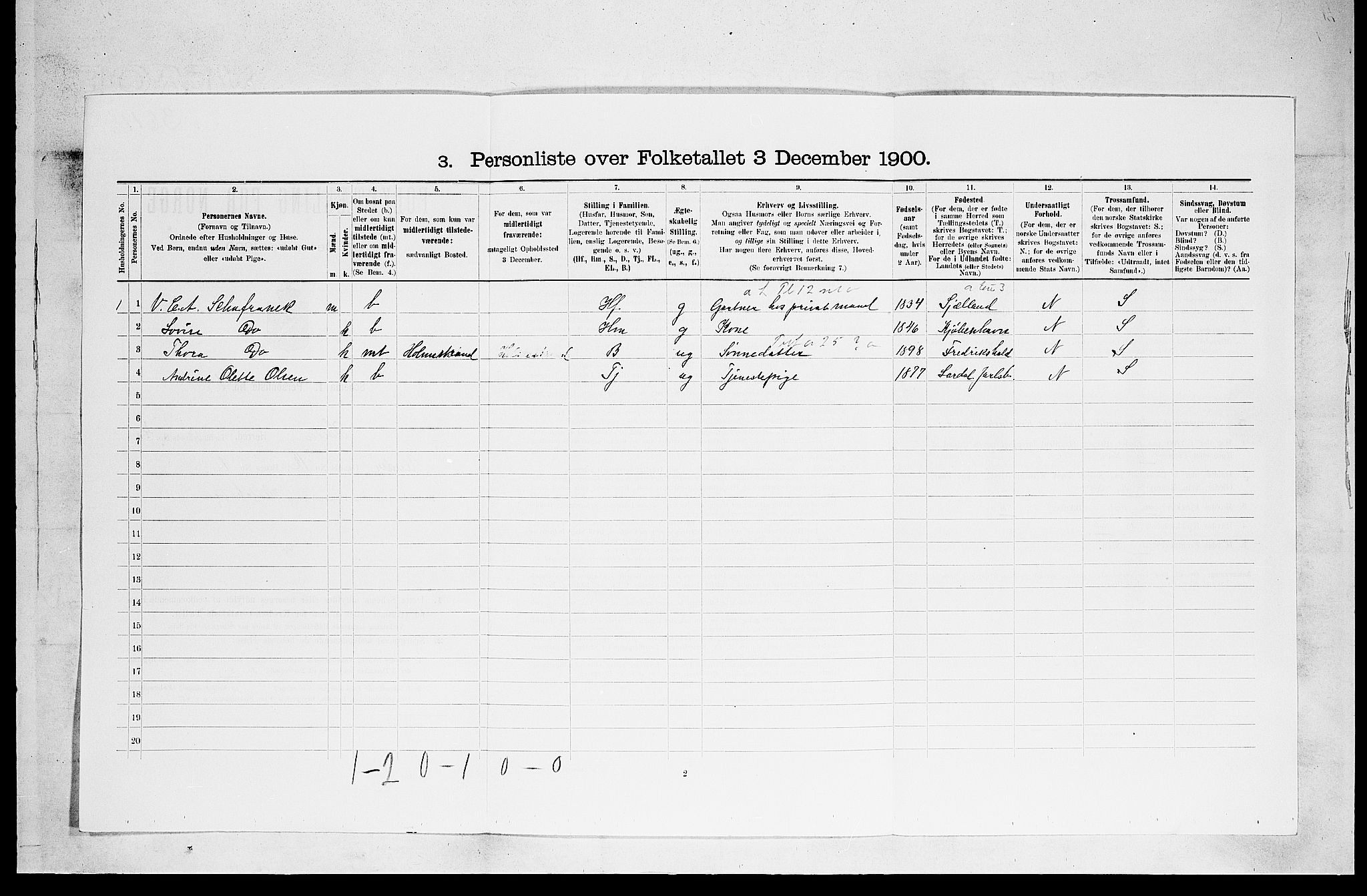 SAKO, 1900 census for Holla, 1900, p. 342