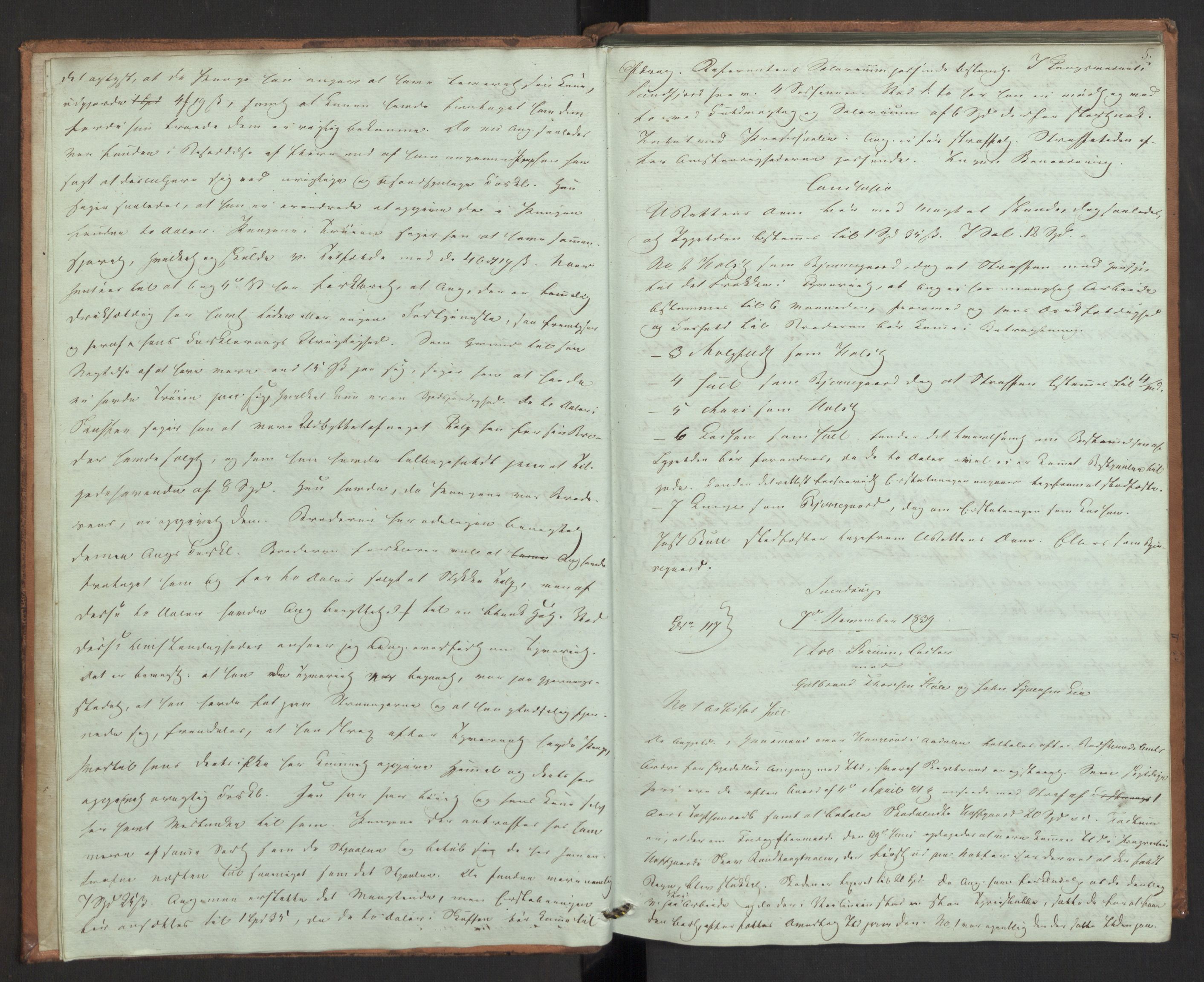 Høyesterett, AV/RA-S-1002/E/Eb/Eba/L0028/0002: Voteringsprotokoller / Voteringsprotokoll, 1839-1840, p. 4b-5a