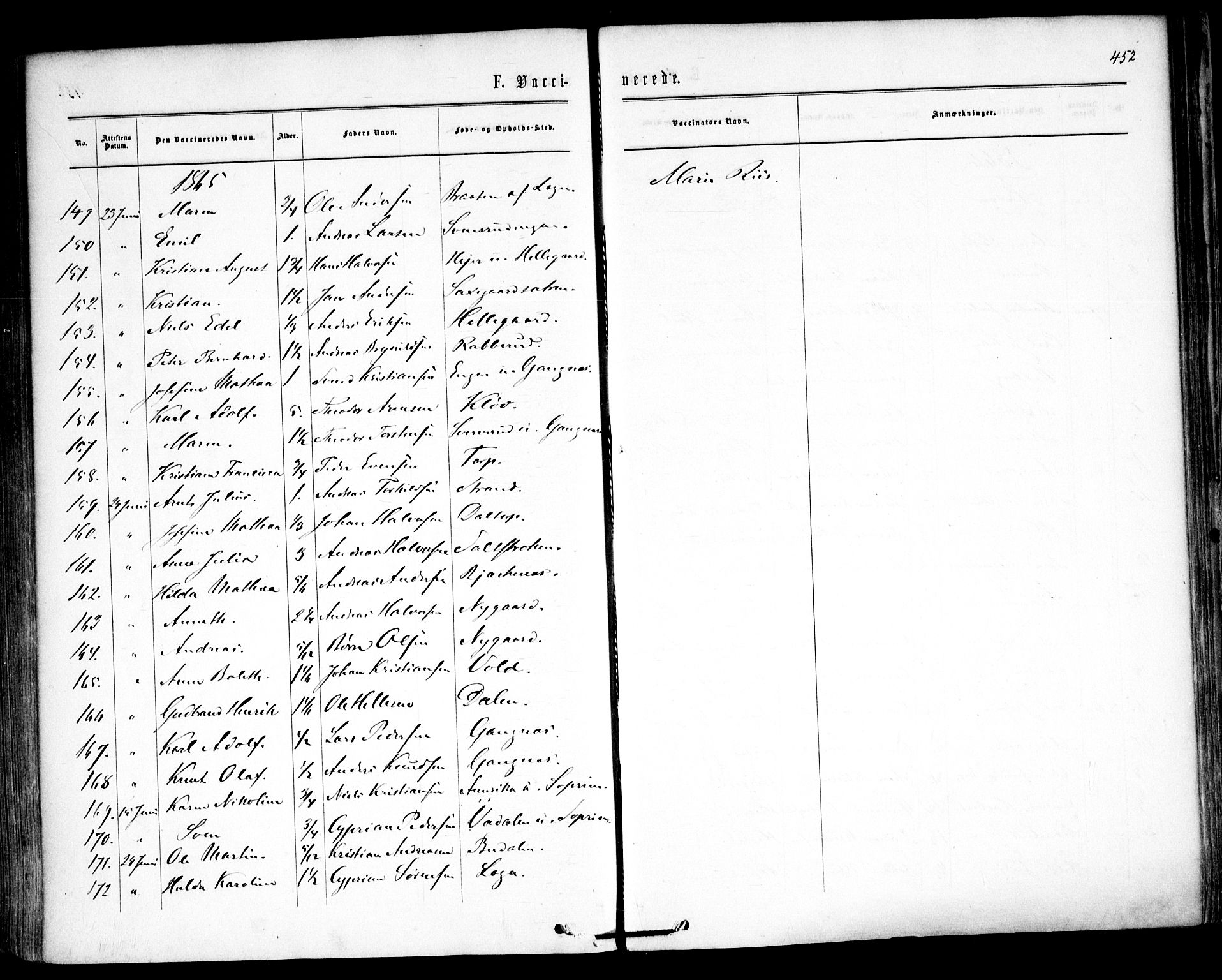 Høland prestekontor Kirkebøker, AV/SAO-A-10346a/F/Fa/L0011: Parish register (official) no. I 11, 1862-1869, p. 452
