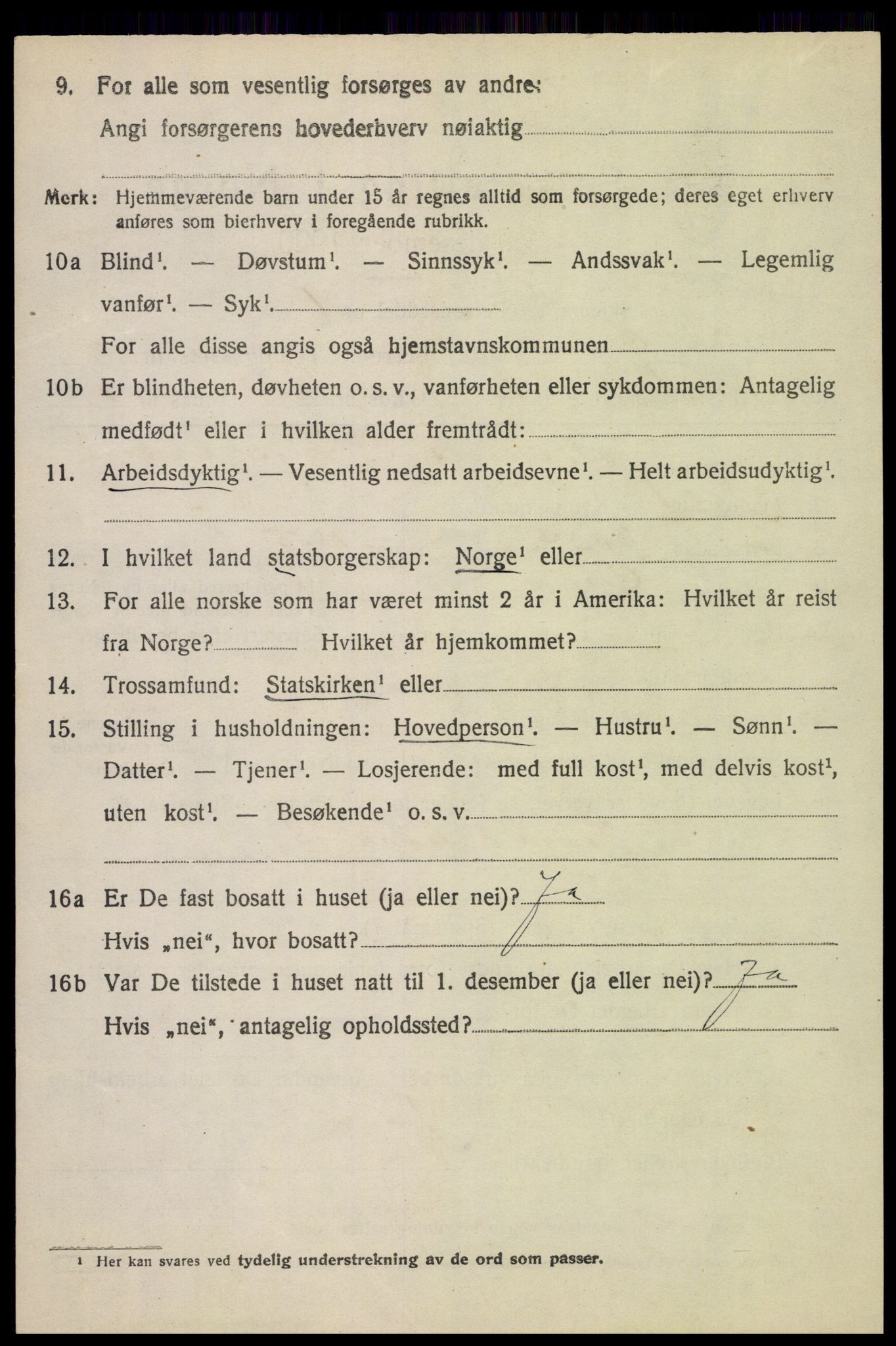 SAH, 1920 census for Øyer, 1920, p. 2130