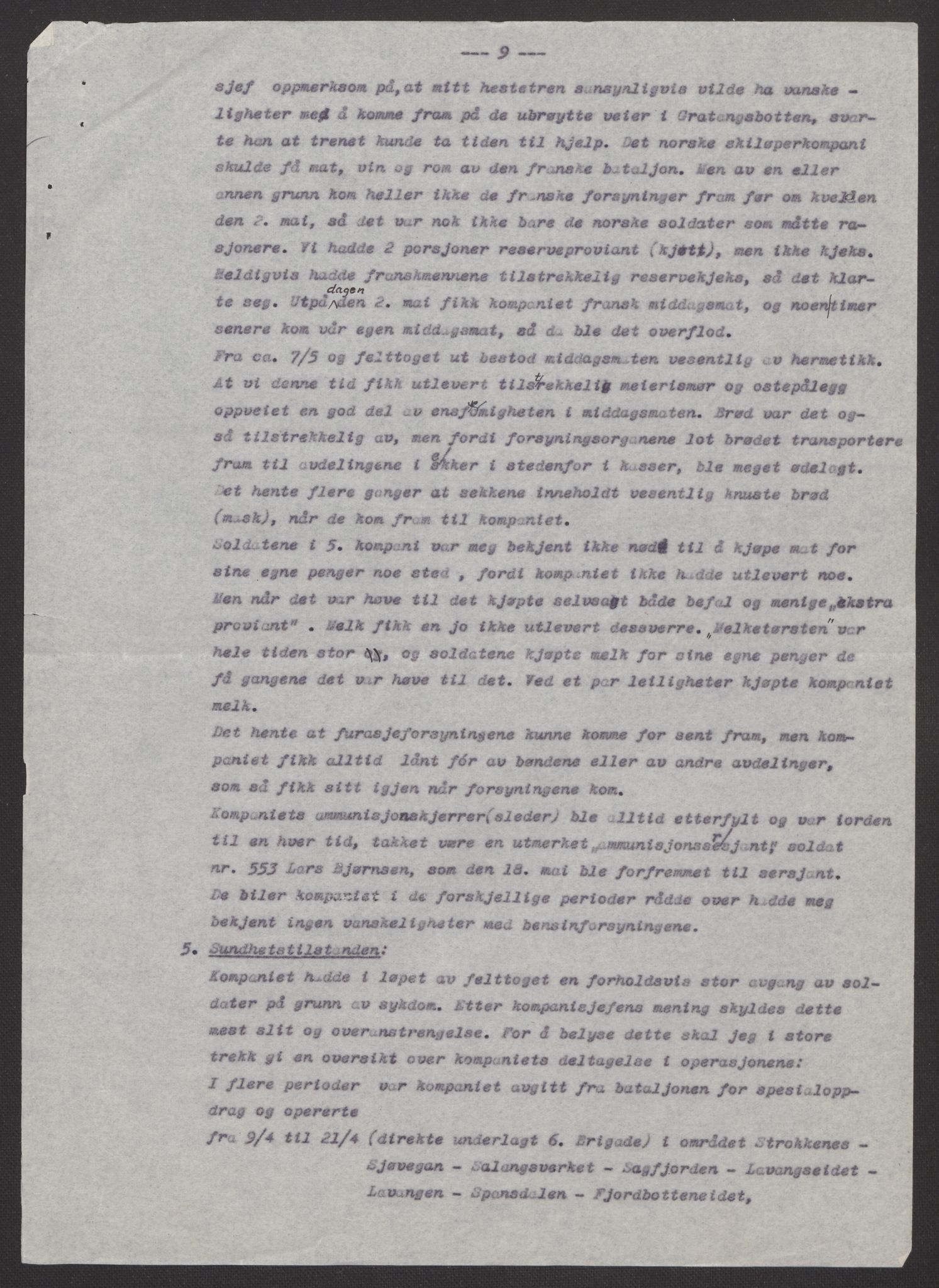 Forsvaret, Forsvarets krigshistoriske avdeling, AV/RA-RAFA-2017/Y/Yb/L0147: II-C-11-622  -  6. Divisjon, 1940, p. 196