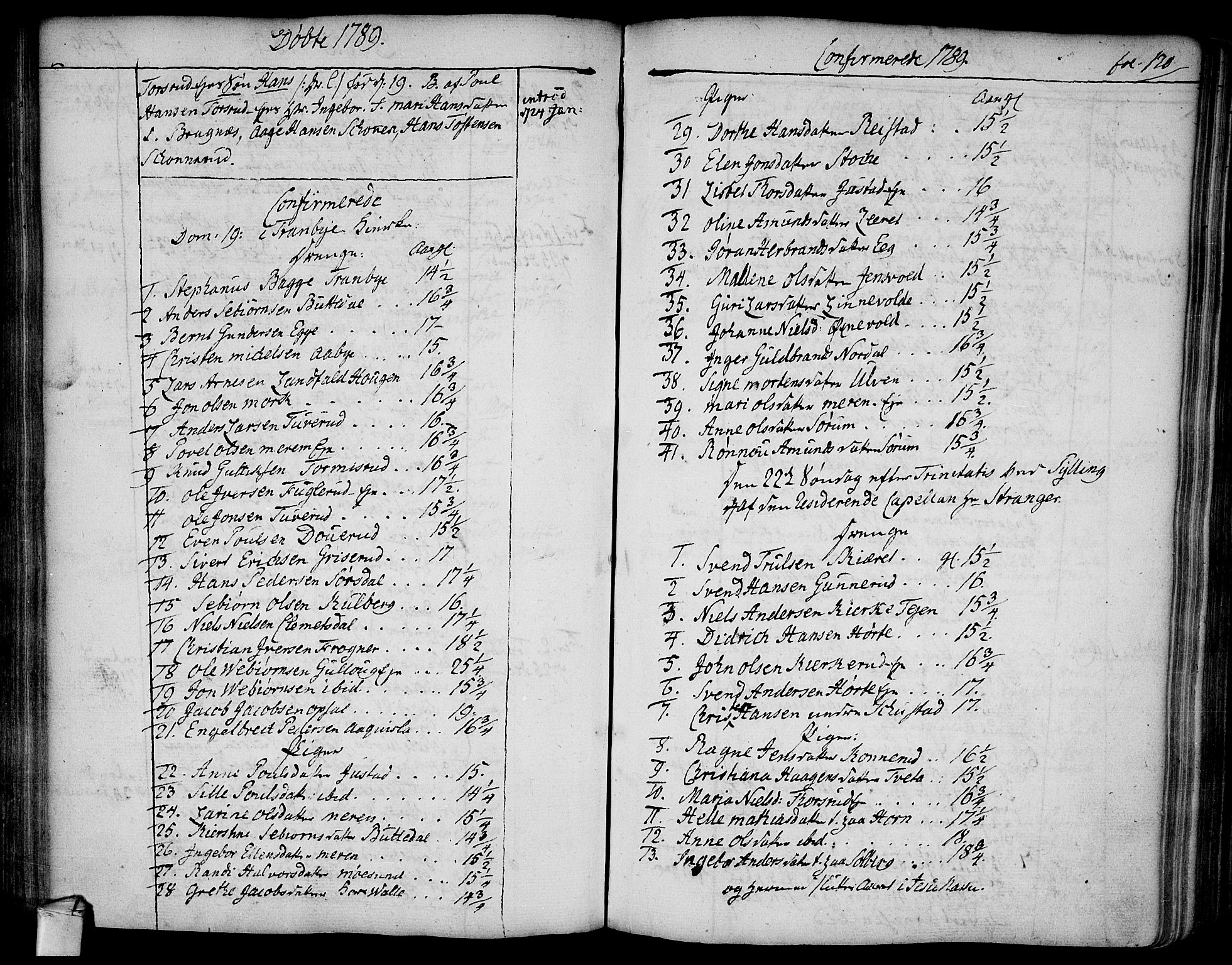 Lier kirkebøker, SAKO/A-230/F/Fa/L0006: Parish register (official) no. I 6, 1777-1794, p. 120