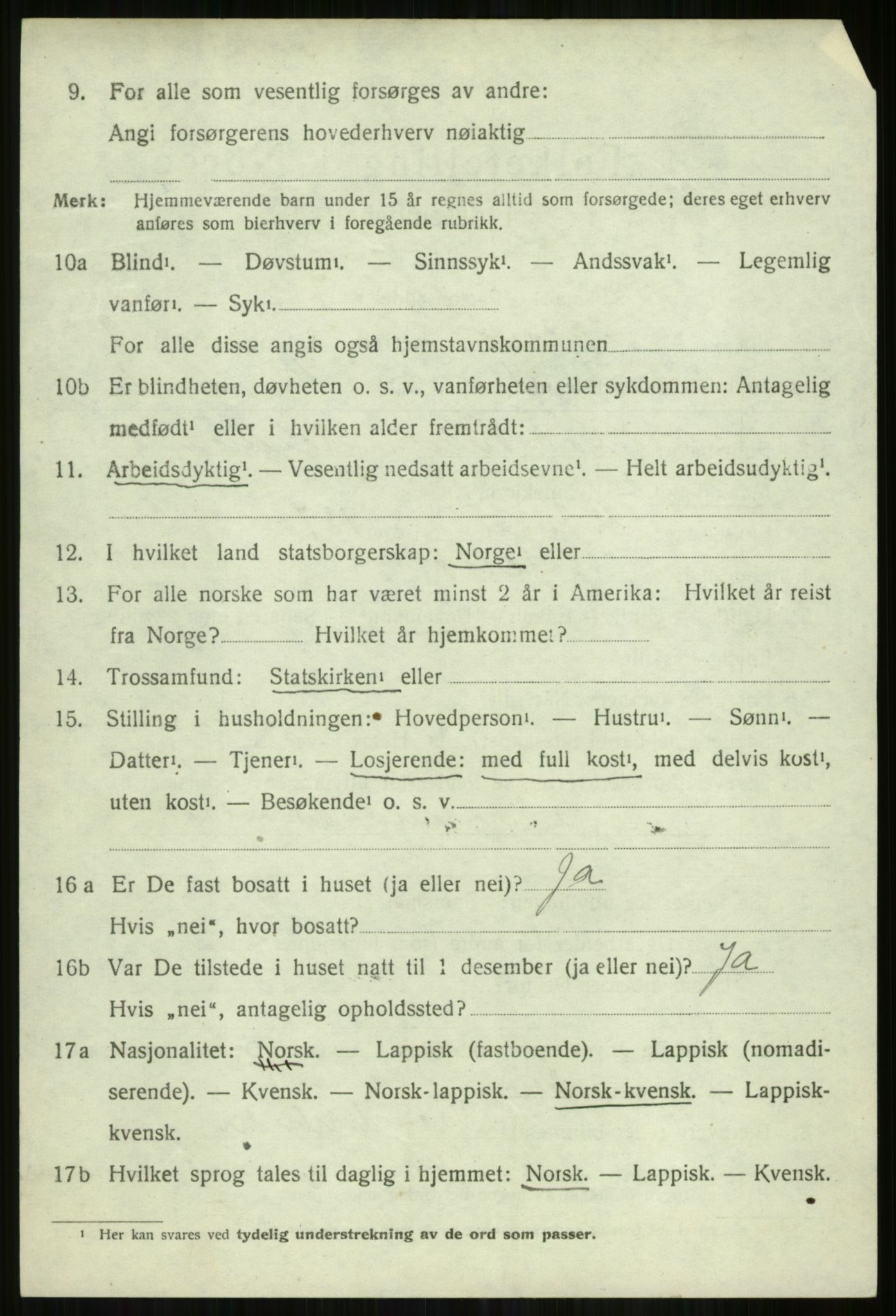 SATØ, 1920 census for Skjervøy, 1920, p. 5122