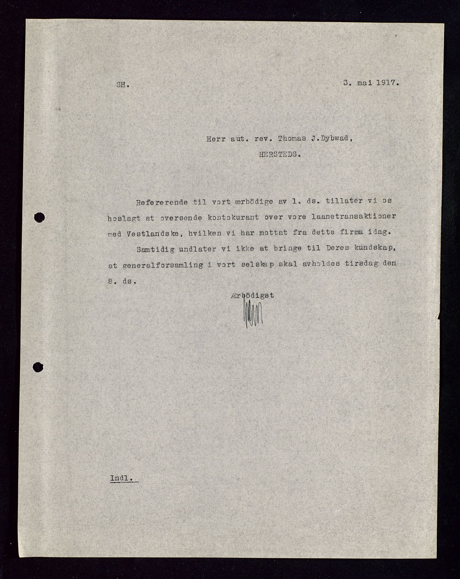 Pa 1521 - A/S Norske Shell, AV/SAST-A-101915/E/Ea/Eaa/L0002: Sjefskorrespondanse, 1917-1918, p. 196