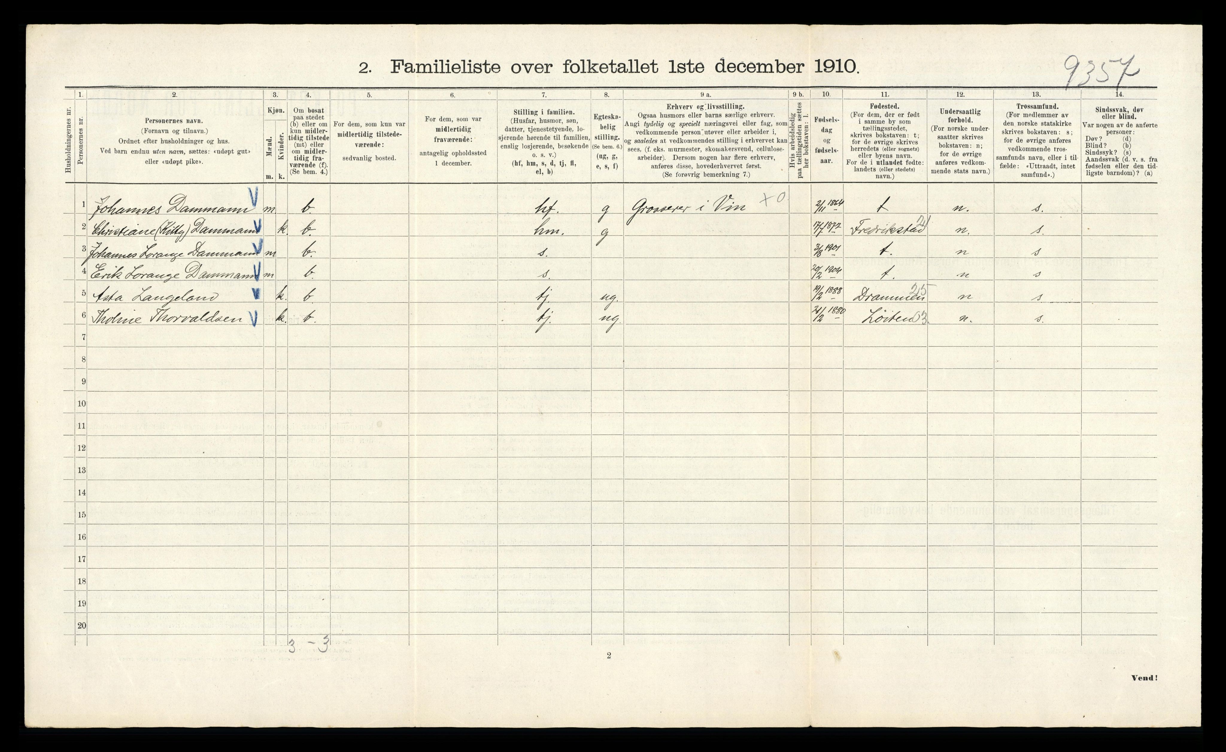 RA, 1910 census for Kristiania, 1910, p. 74740