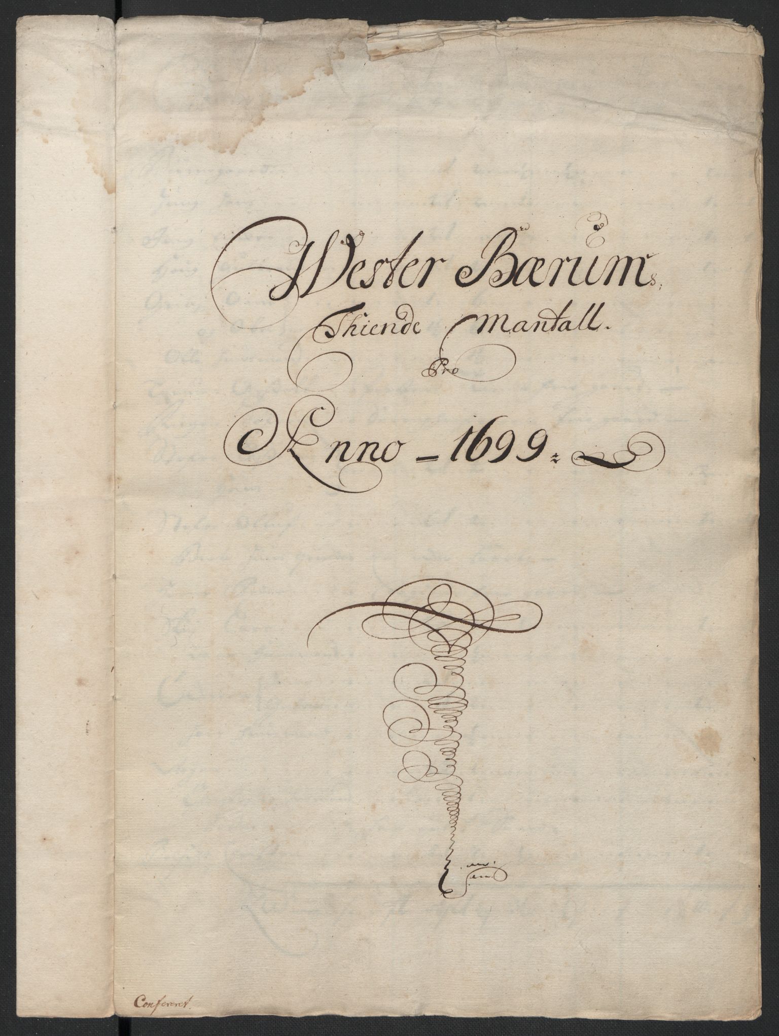 Rentekammeret inntil 1814, Reviderte regnskaper, Fogderegnskap, RA/EA-4092/R10/L0442: Fogderegnskap Aker og Follo, 1699, p. 186
