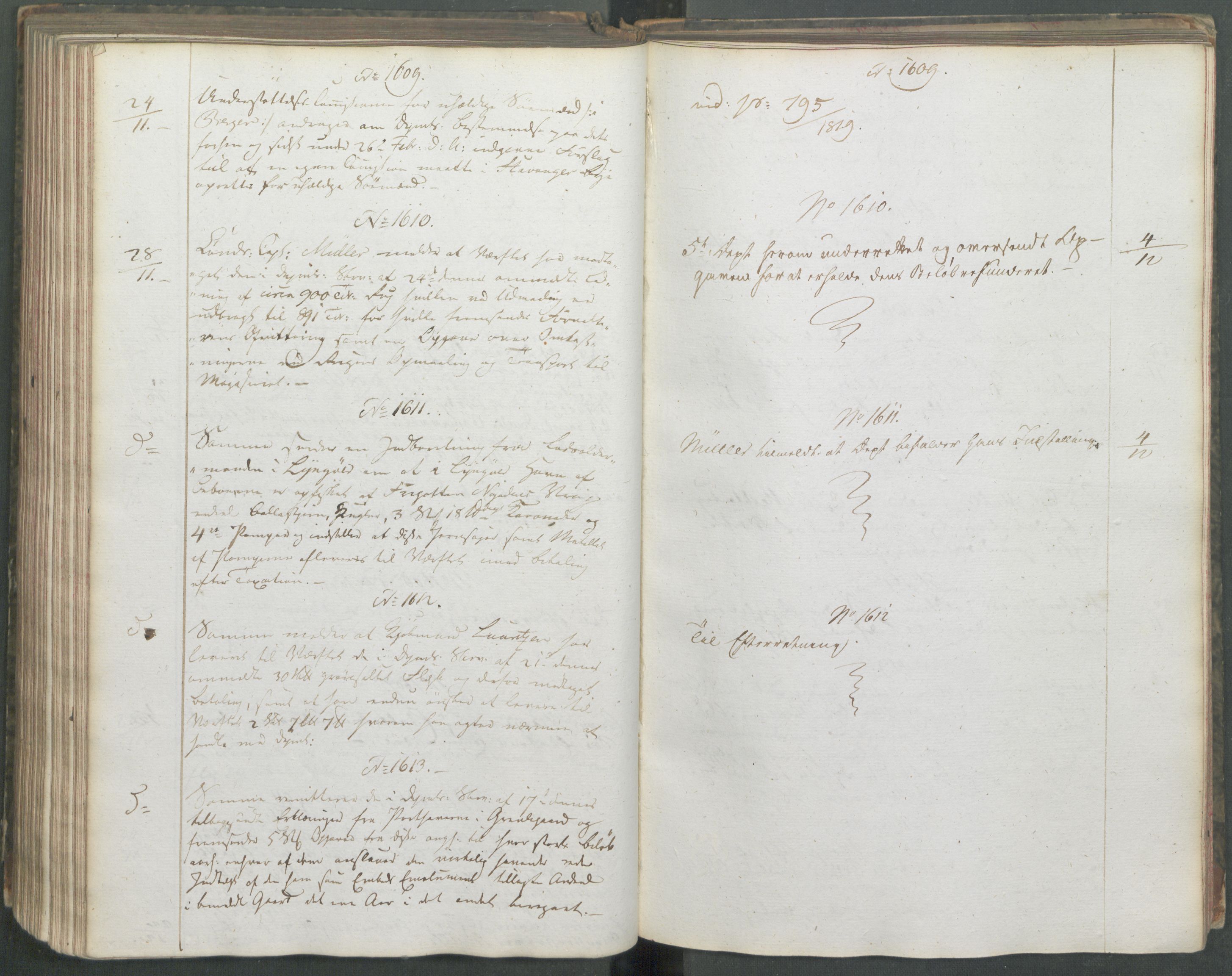 Marinedepartementet/ Marine- og postdepartementet, AV/RA-RAFA-3792/C/L0006: 7de Departements Journal, 1818