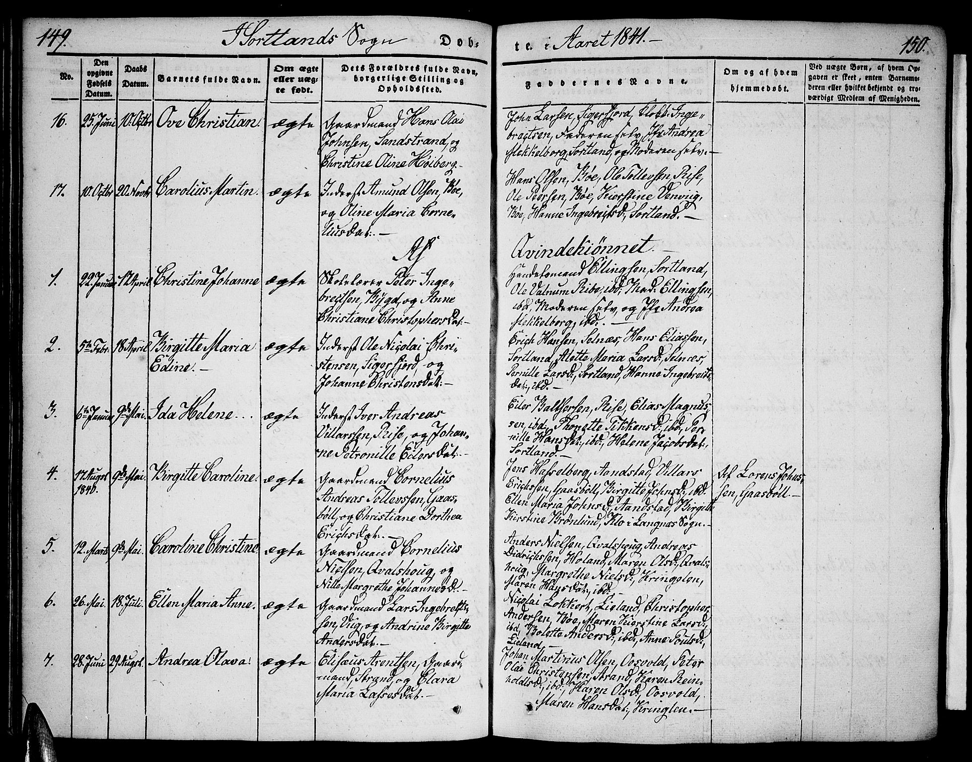 Ministerialprotokoller, klokkerbøker og fødselsregistre - Nordland, SAT/A-1459/888/L1239: Parish register (official) no. 888A06 /2, 1837-1848, p. 149-150