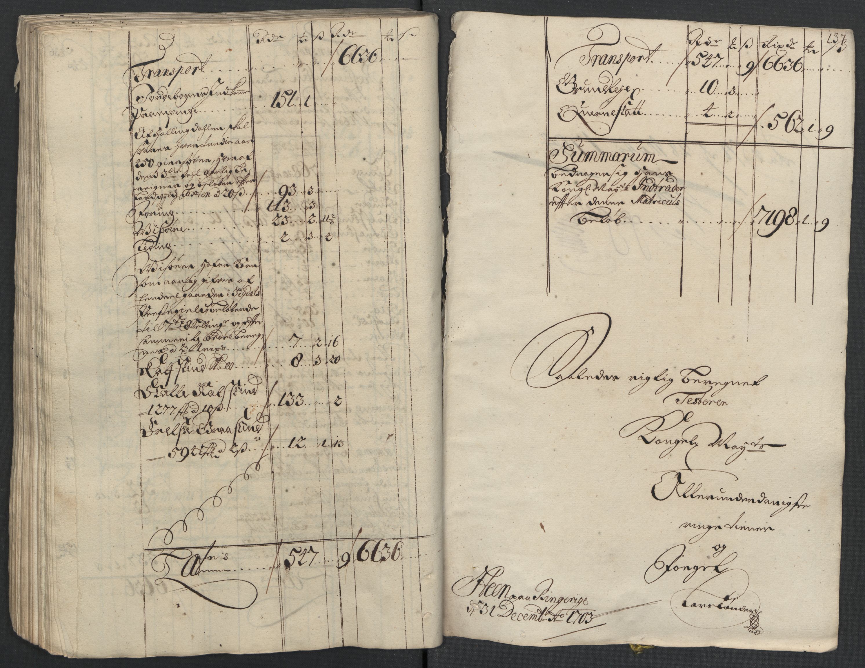 Rentekammeret inntil 1814, Reviderte regnskaper, Fogderegnskap, AV/RA-EA-4092/R22/L1461: Fogderegnskap Ringerike, Hallingdal og Buskerud, 1703, p. 167