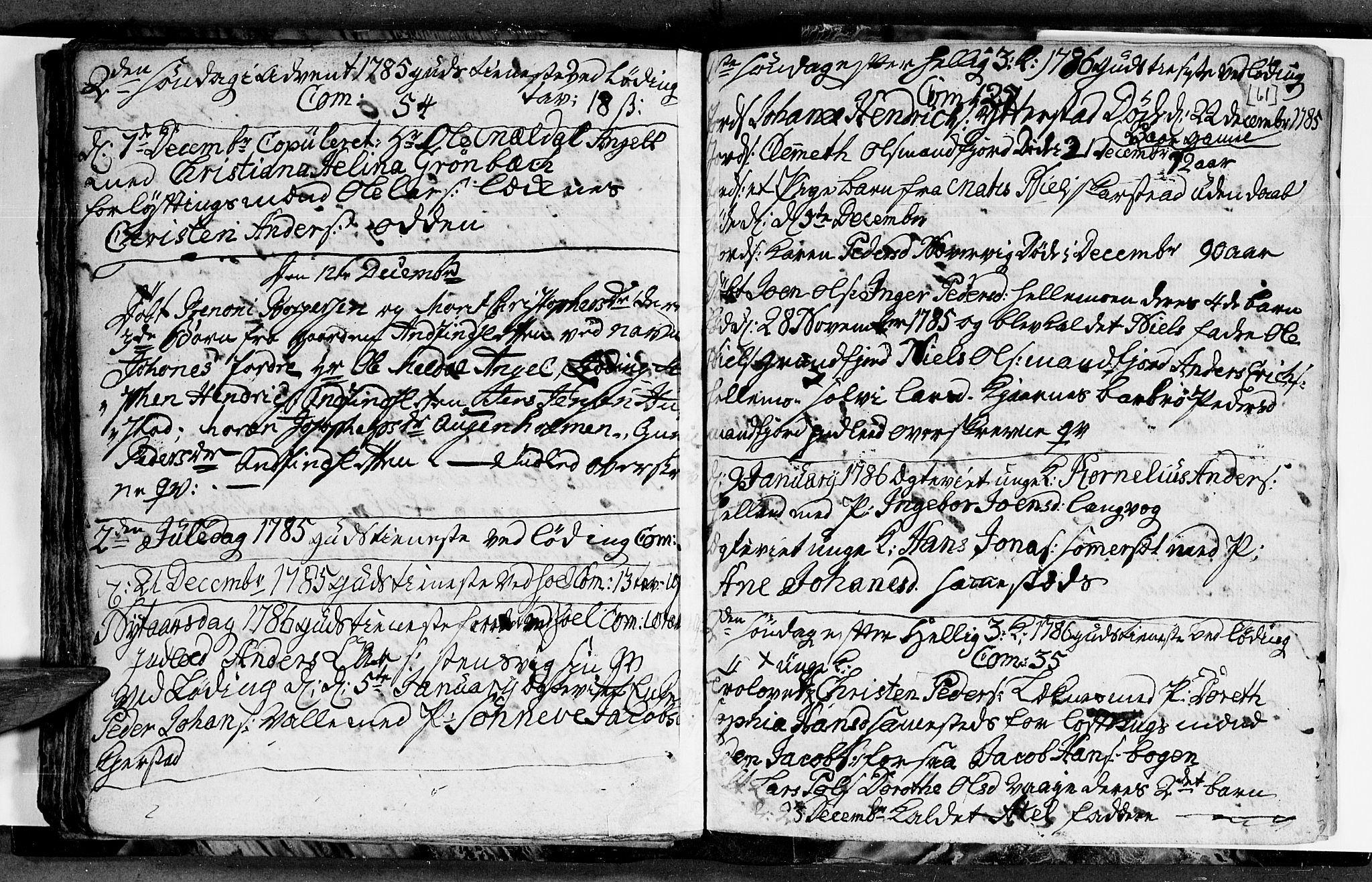 Ministerialprotokoller, klokkerbøker og fødselsregistre - Nordland, AV/SAT-A-1459/872/L1030: Parish register (official) no. 872A05, 1775-1786, p. 61