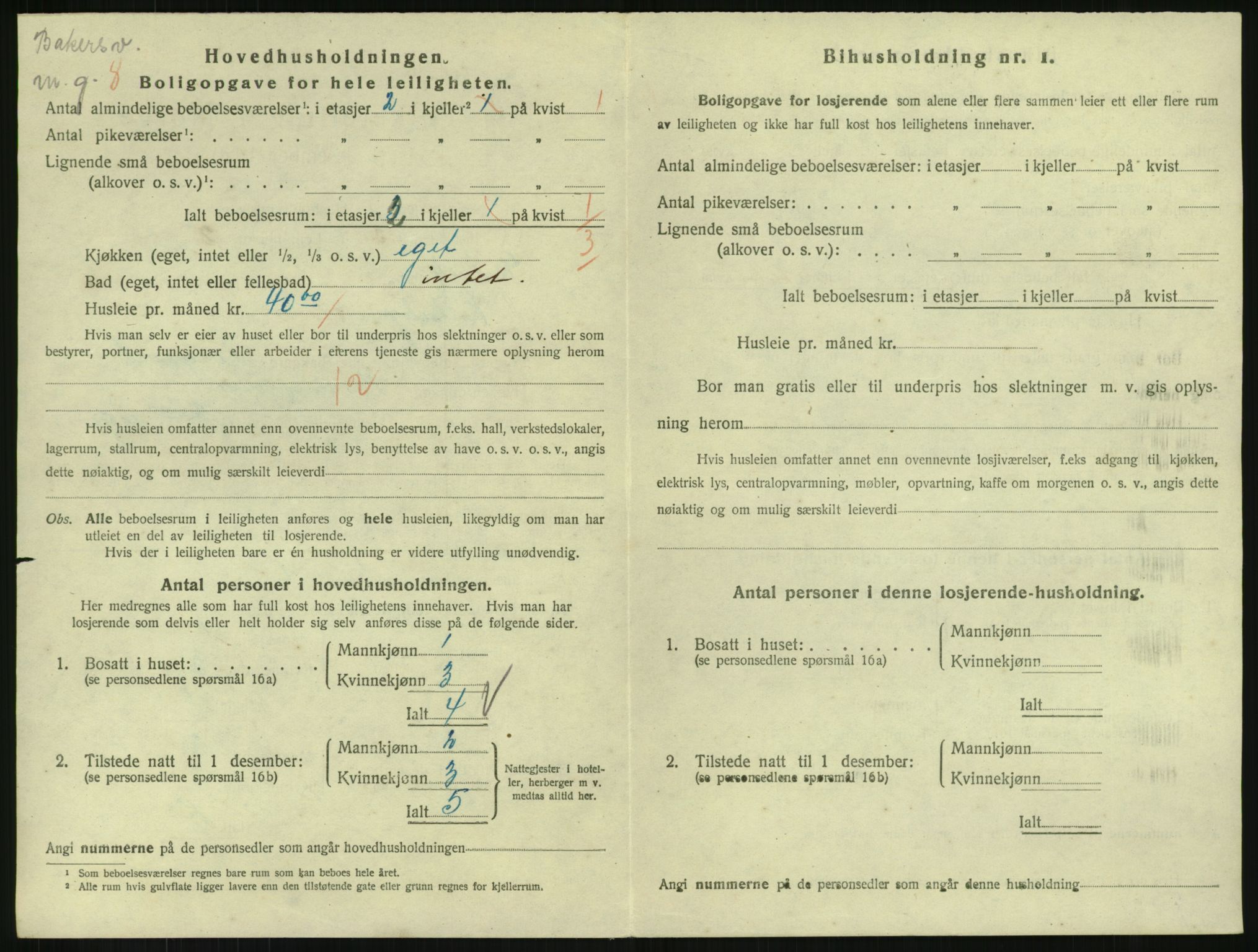 SAH, 1920 census for Gjøvik, 1920, p. 2319