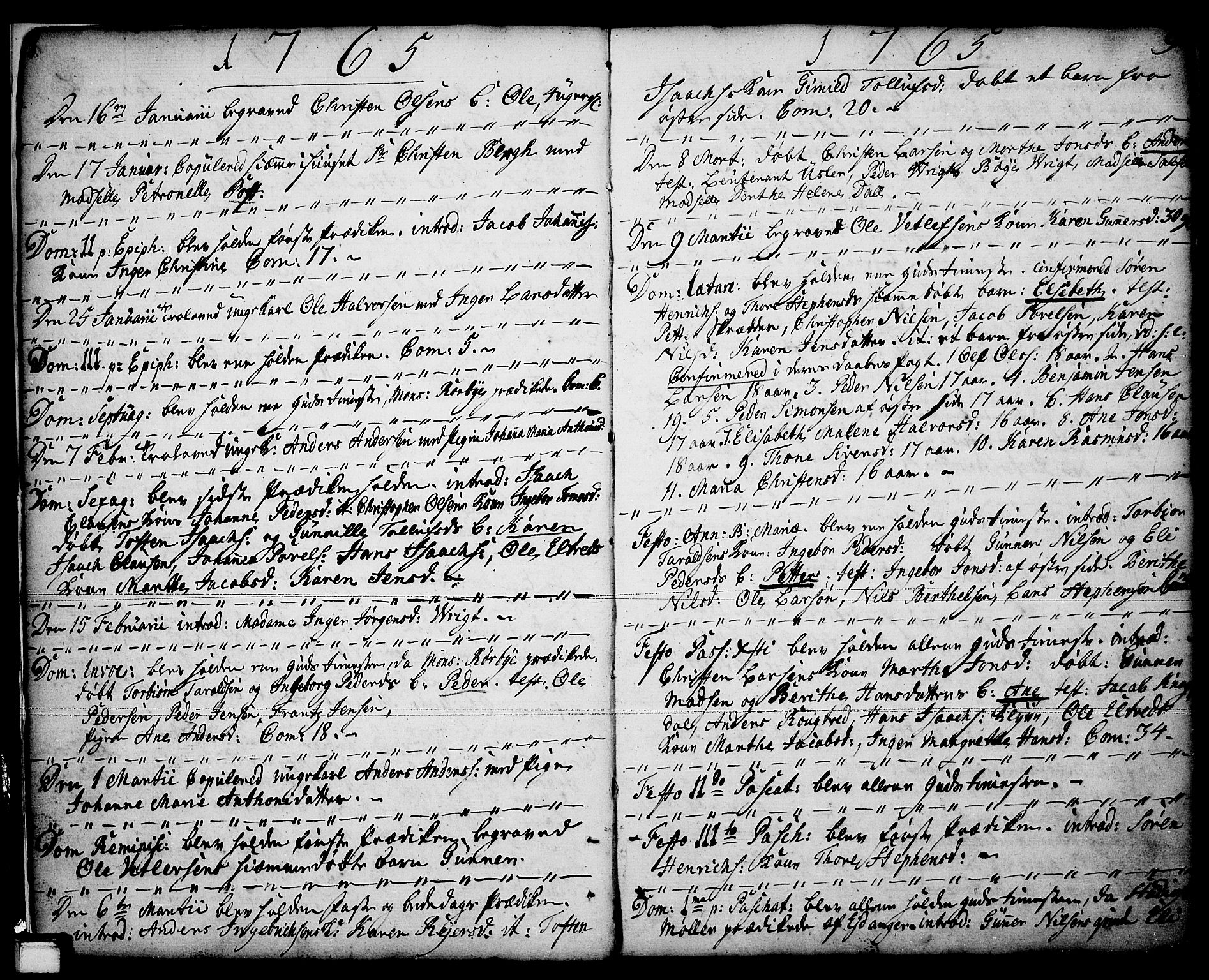 Porsgrunn kirkebøker , SAKO/A-104/F/Fa/L0001: Parish register (official) no. 1, 1764-1814, p. 8-9