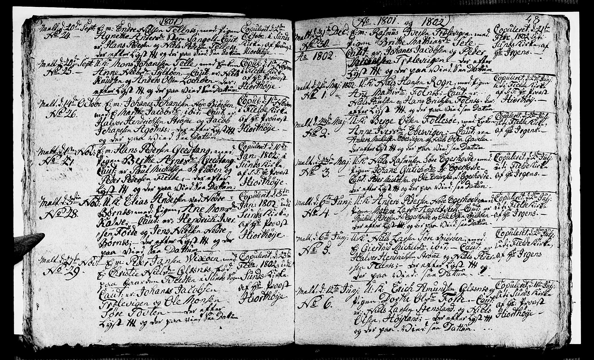 Sund sokneprestembete, SAB/A-99930: Parish register (official) no. A 8, 1788-1815, p. 48