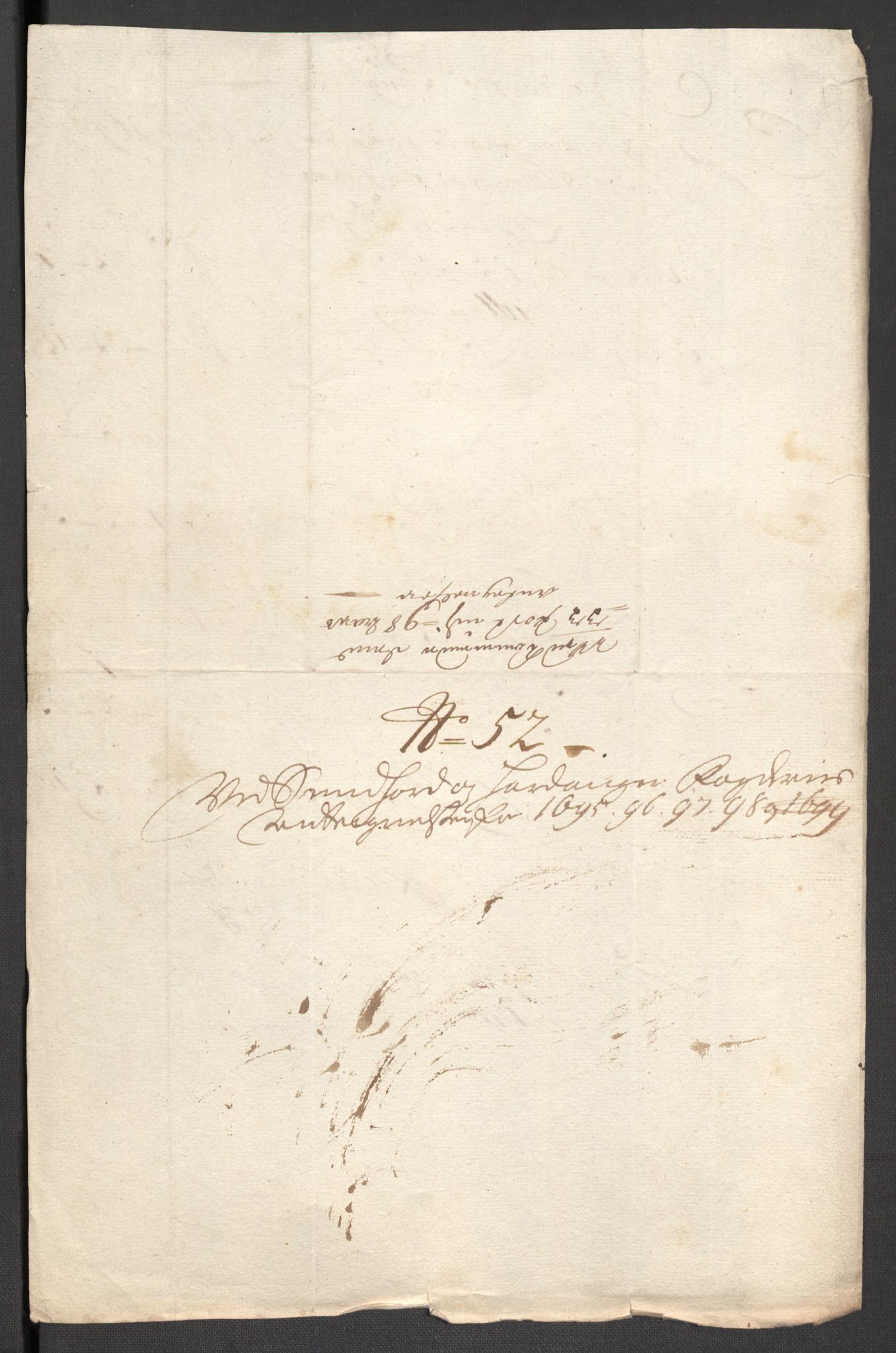 Rentekammeret inntil 1814, Reviderte regnskaper, Fogderegnskap, AV/RA-EA-4092/R48/L2977: Fogderegnskap Sunnhordland og Hardanger, 1697-1698, p. 621