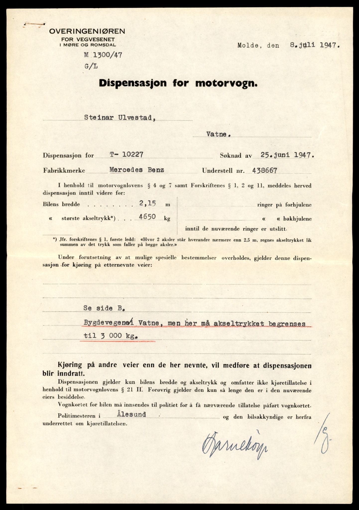 Møre og Romsdal vegkontor - Ålesund trafikkstasjon, AV/SAT-A-4099/F/Fe/L0033: Registreringskort for kjøretøy T 12151 - T 12474, 1927-1998, p. 1279