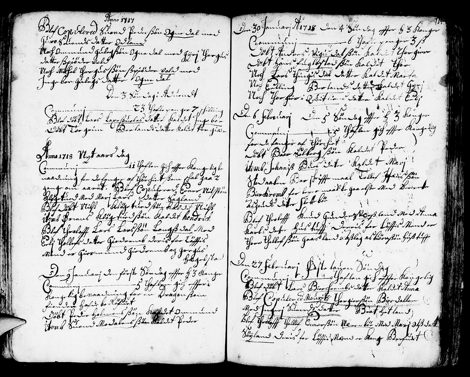 Helleland sokneprestkontor, SAST/A-101810: Parish register (official) no. A 1 /2, 1713-1761, p. 114