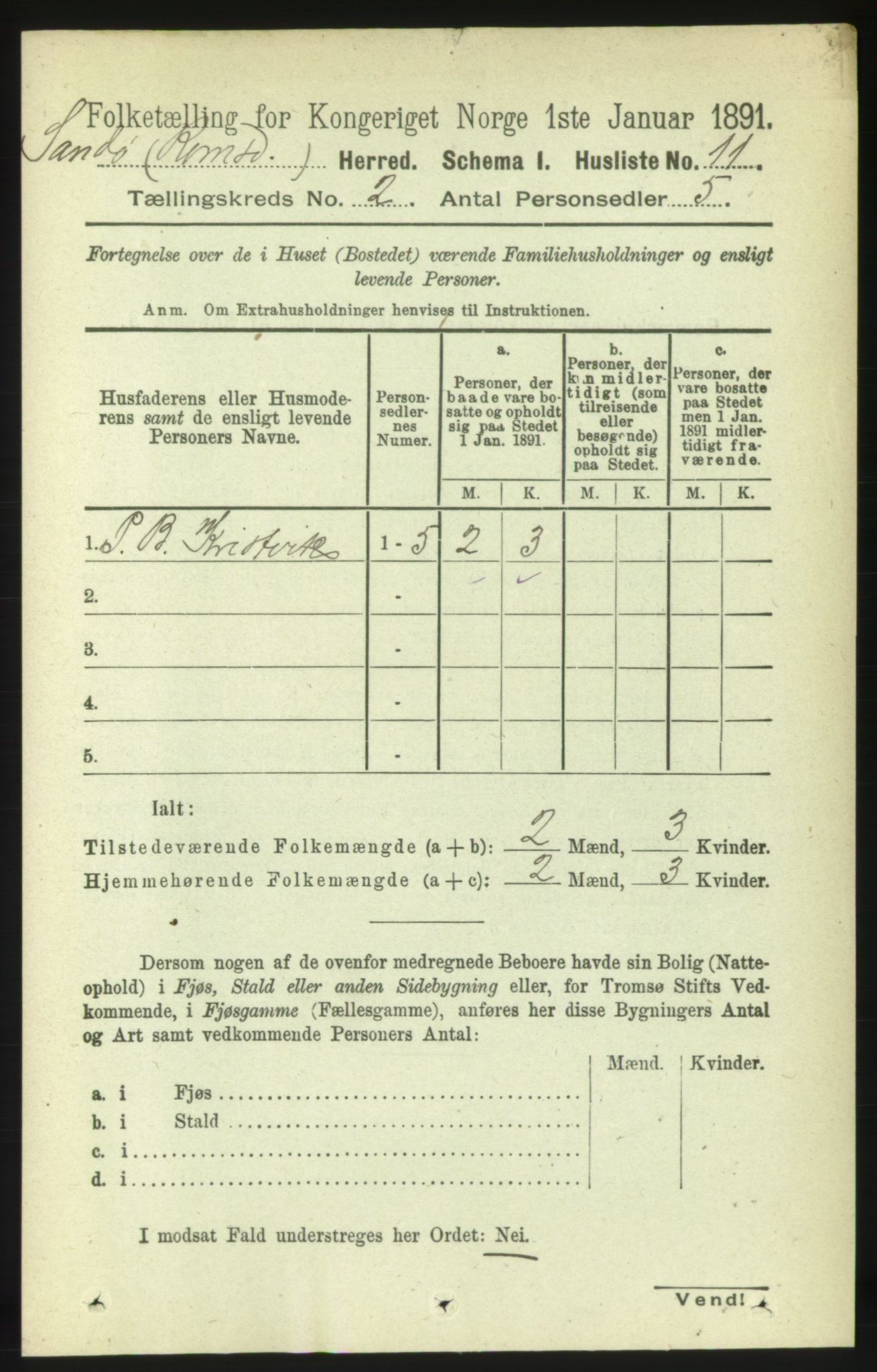 RA, 1891 census for 1546 Sandøy, 1891, p. 478