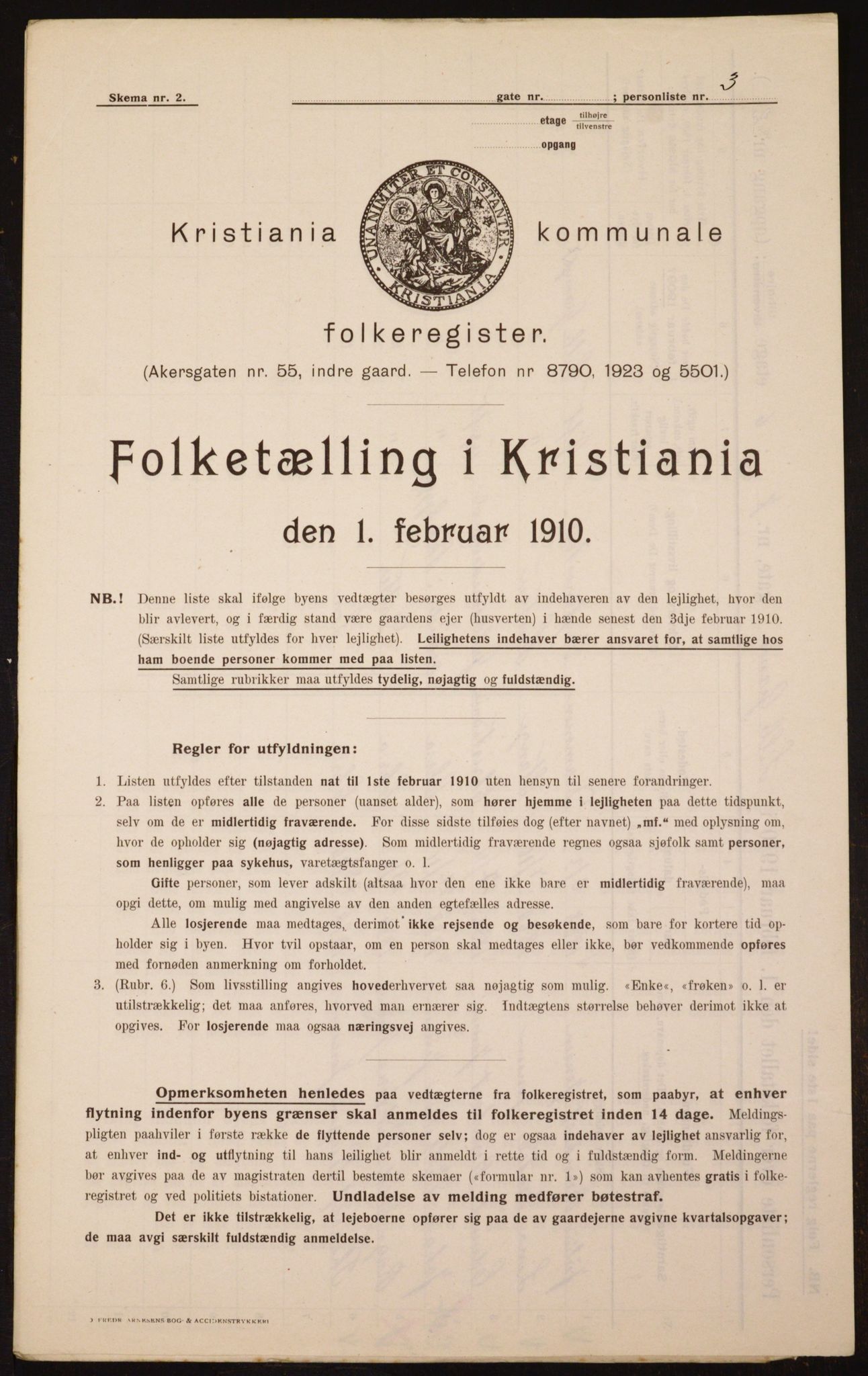 OBA, Municipal Census 1910 for Kristiania, 1910, p. 55591