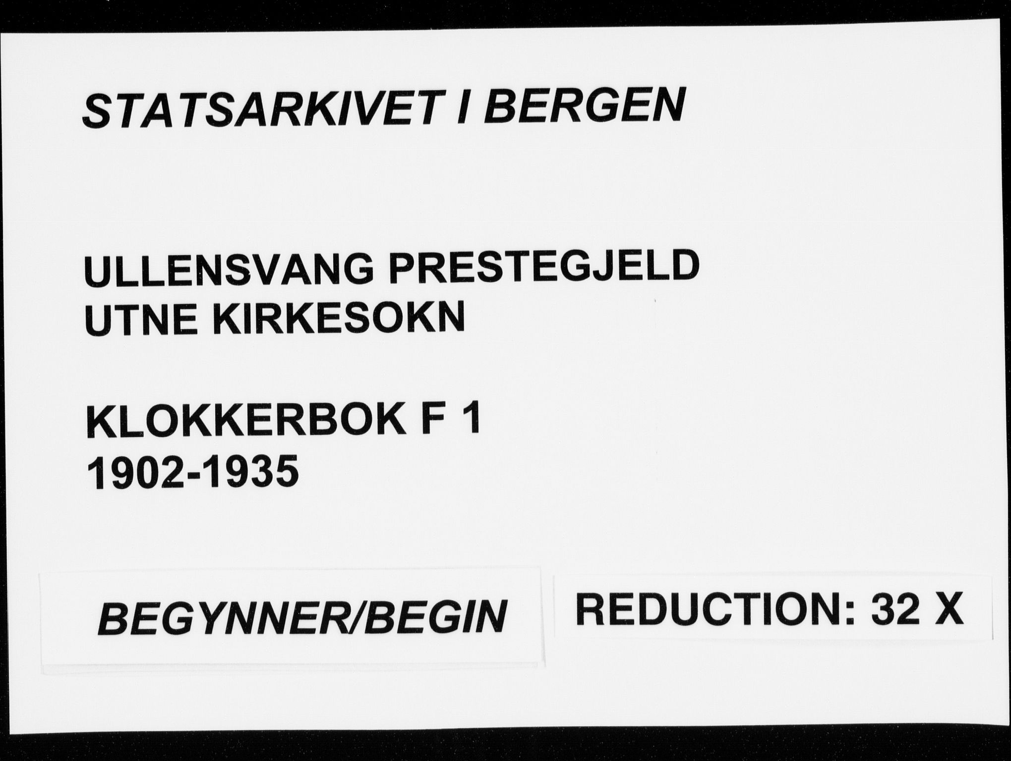 Ullensvang sokneprestembete, SAB/A-78701/H/Hab: Parish register (copy) no. F  1, 1902-1935