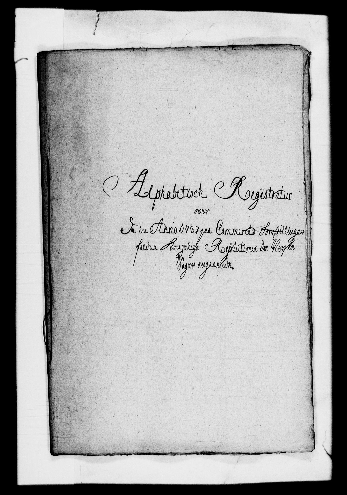 Rentekammeret, Kammerkanselliet, RA/EA-3111/G/Gf/Gfb/L0001: Register til norske relasjons- og resolusjonsprotokoller (merket RK 52.96), 1720-1749, p. 352