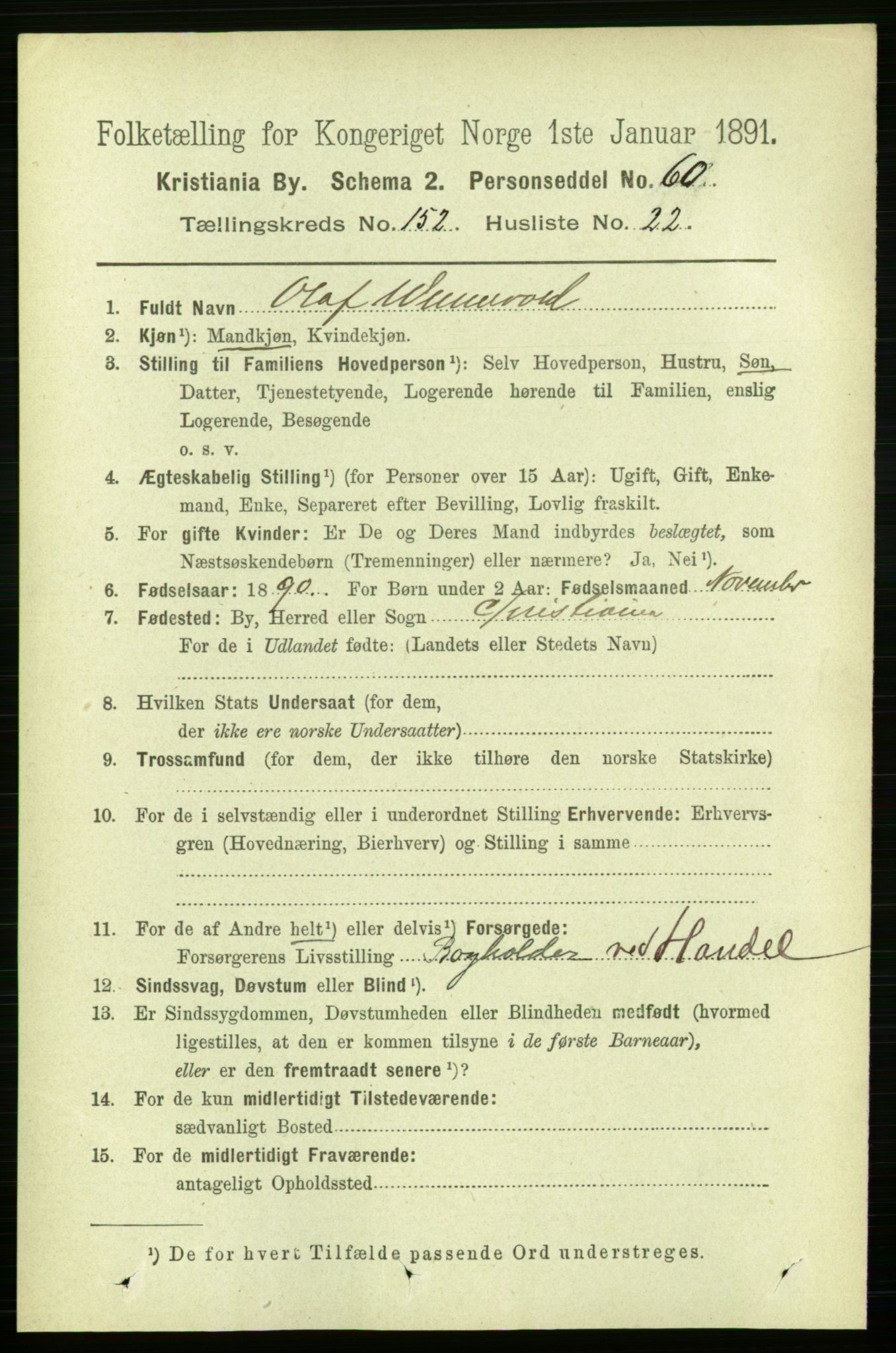 RA, 1891 census for 0301 Kristiania, 1891, p. 85902