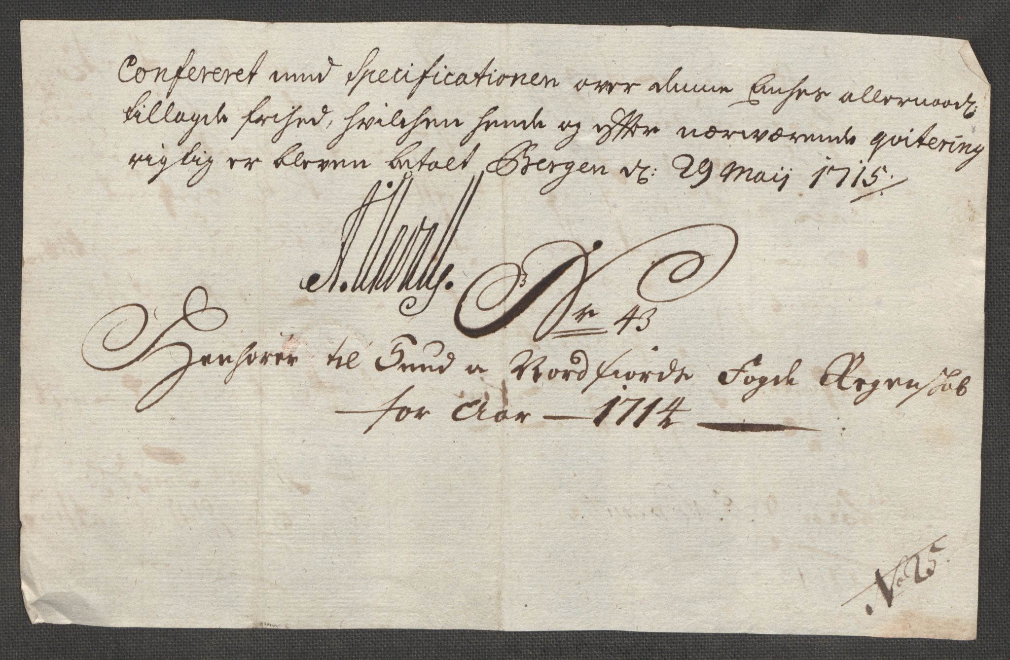 Rentekammeret inntil 1814, Reviderte regnskaper, Fogderegnskap, AV/RA-EA-4092/R53/L3438: Fogderegnskap Sunn- og Nordfjord, 1714, p. 357