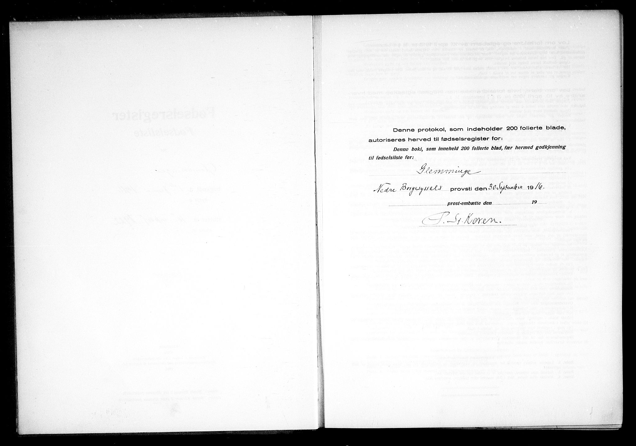 Glemmen prestekontor Kirkebøker, SAO/A-10908/J/Ja/L0001: Birth register no. I 1, 1916-1922