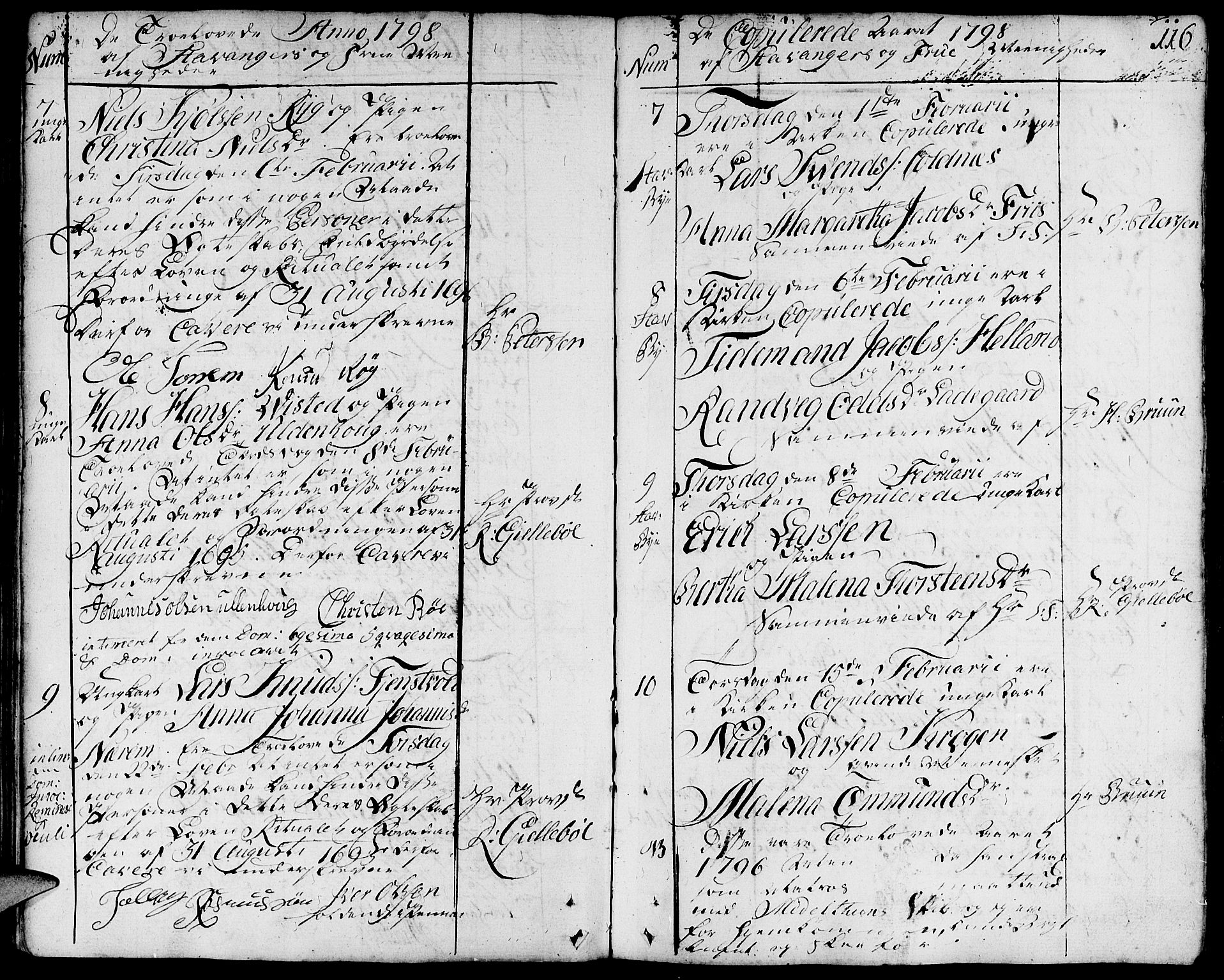 Domkirken sokneprestkontor, AV/SAST-A-101812/001/30/30BA/L0006: Parish register (official) no. A 6, 1783-1815, p. 116