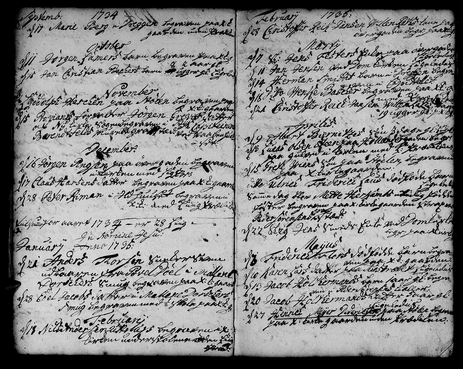Korskirken sokneprestembete, SAB/A-76101/H/Haa/L0011: Parish register (official) no. A 11, 1731-1785, p. 192