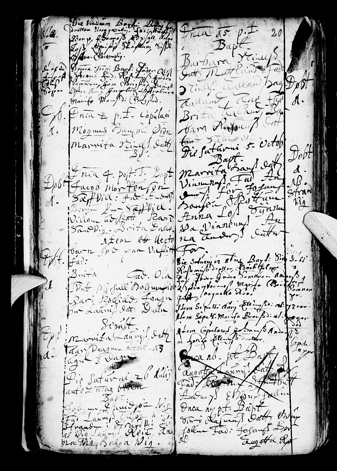 Os sokneprestembete, SAB/A-99929: Parish register (official) no. A 6, 1669-1719, p. 20