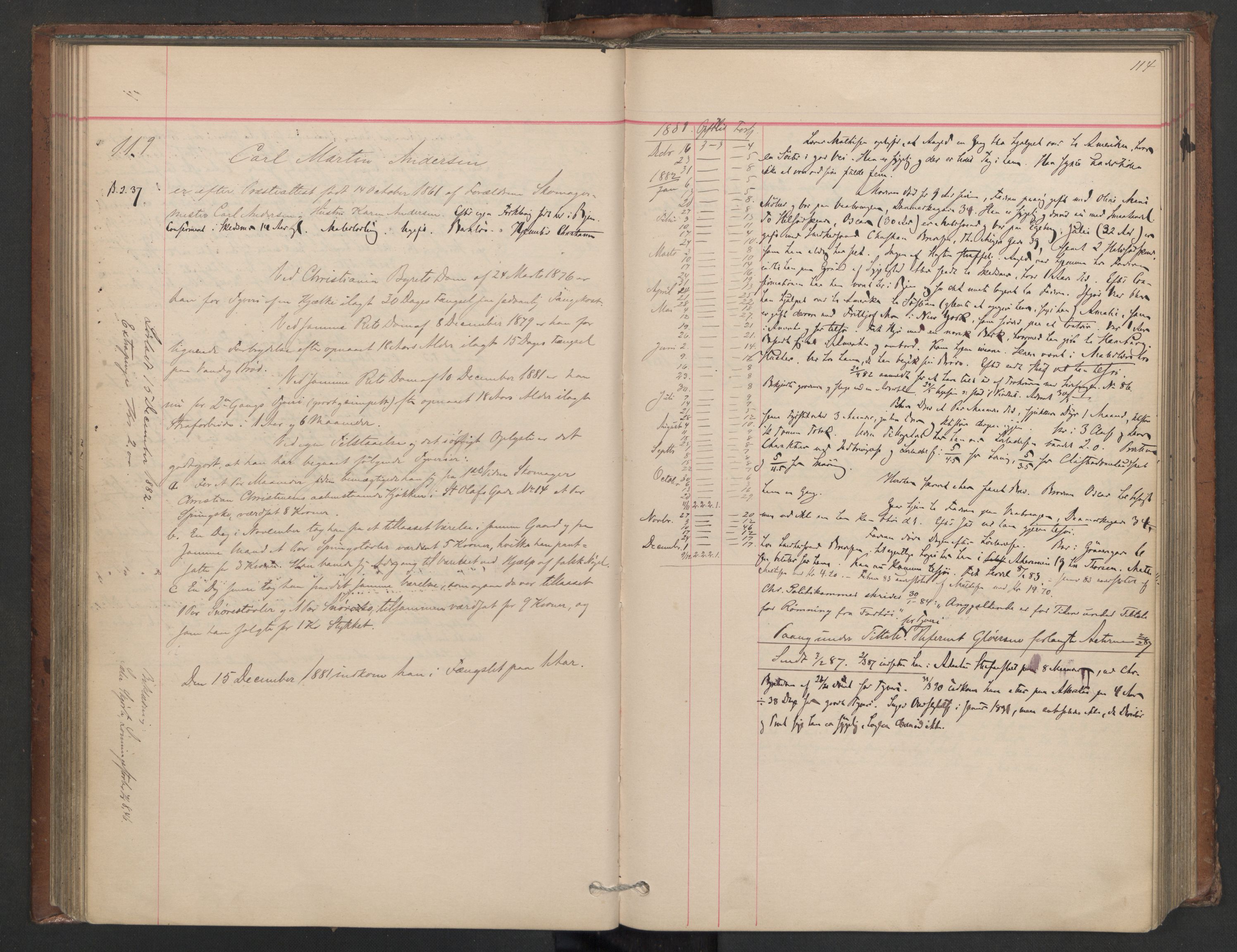 Botsfengslet, AV/RA-S-1539/D/Db/Dbb/L0020: 898f - 195g, 1881-1882, p. 114
