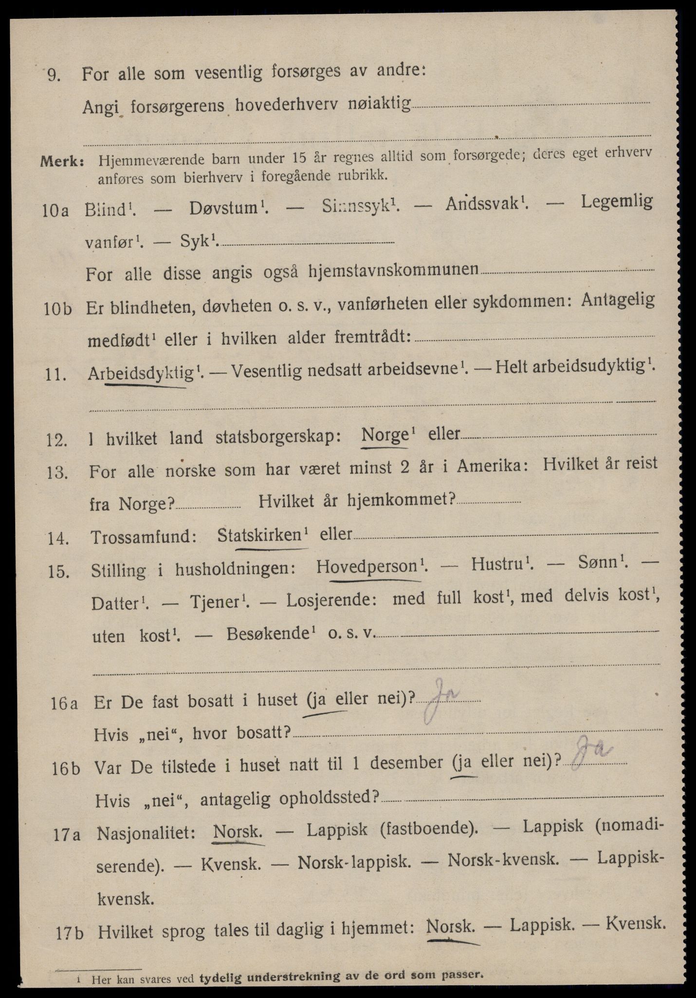 SAT, 1920 census for Å, 1920, p. 5971