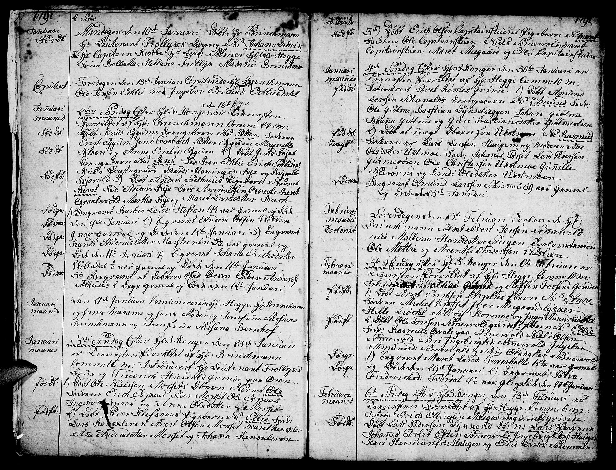 Ministerialprotokoller, klokkerbøker og fødselsregistre - Sør-Trøndelag, SAT/A-1456/668/L0815: Parish register (copy) no. 668C04, 1791-1815, p. 2-3