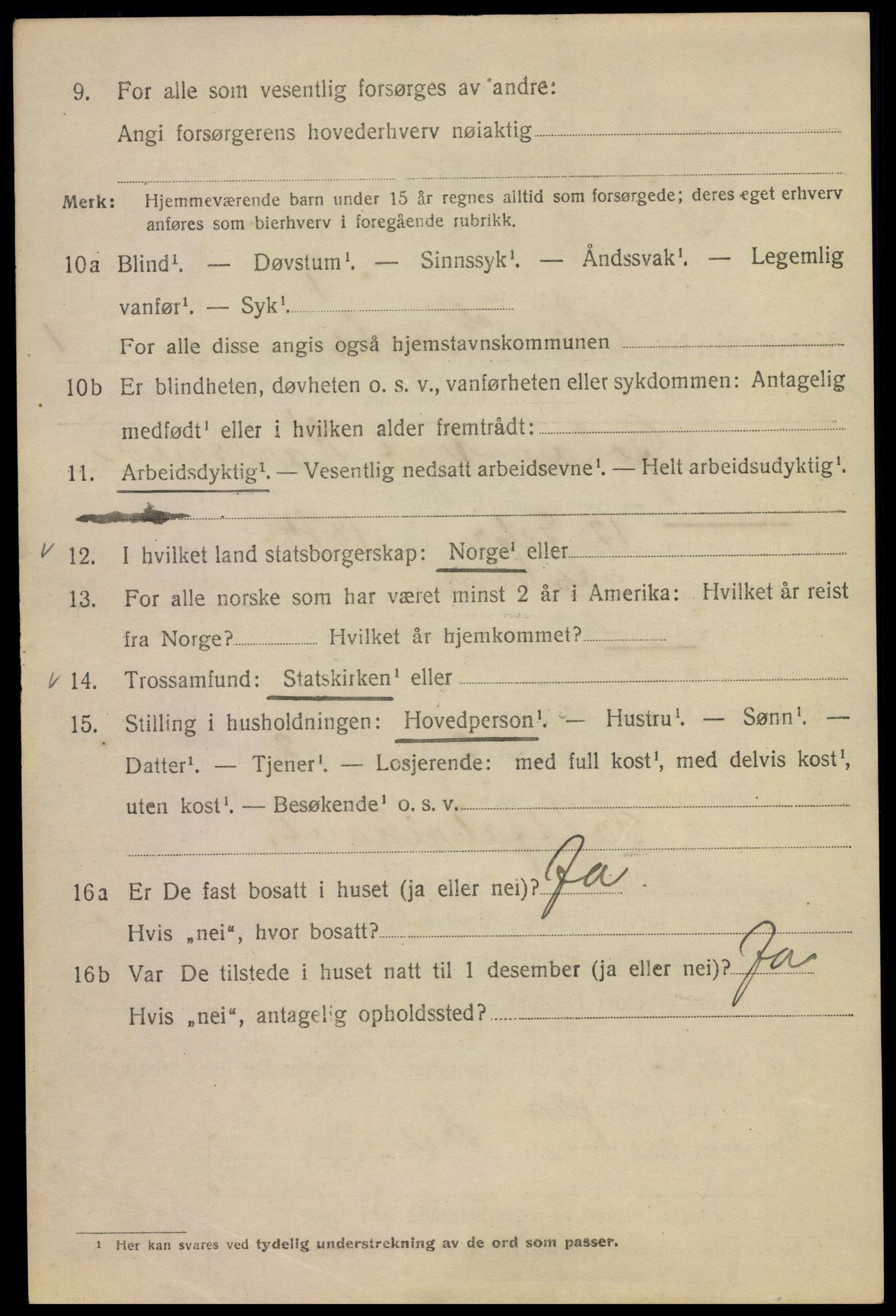 SAO, 1920 census for Kristiania, 1920, p. 183458