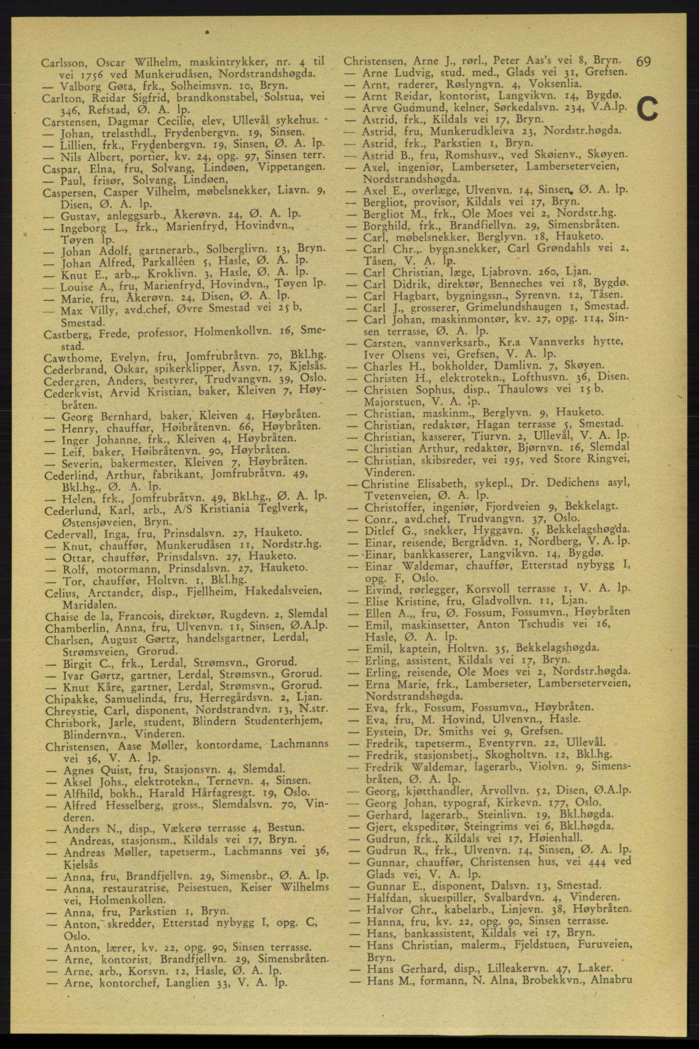 Aker adressebok/adressekalender, PUBL/001/A/006: Aker adressebok, 1937-1938, p. 69