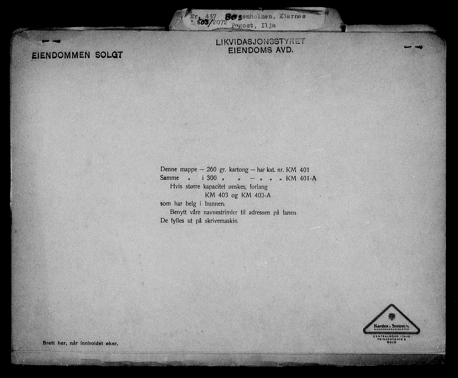 Justisdepartementet, Tilbakeføringskontoret for inndratte formuer, RA/S-1564/H/Hc/Hcc/L0970: --, 1945-1947, p. 180