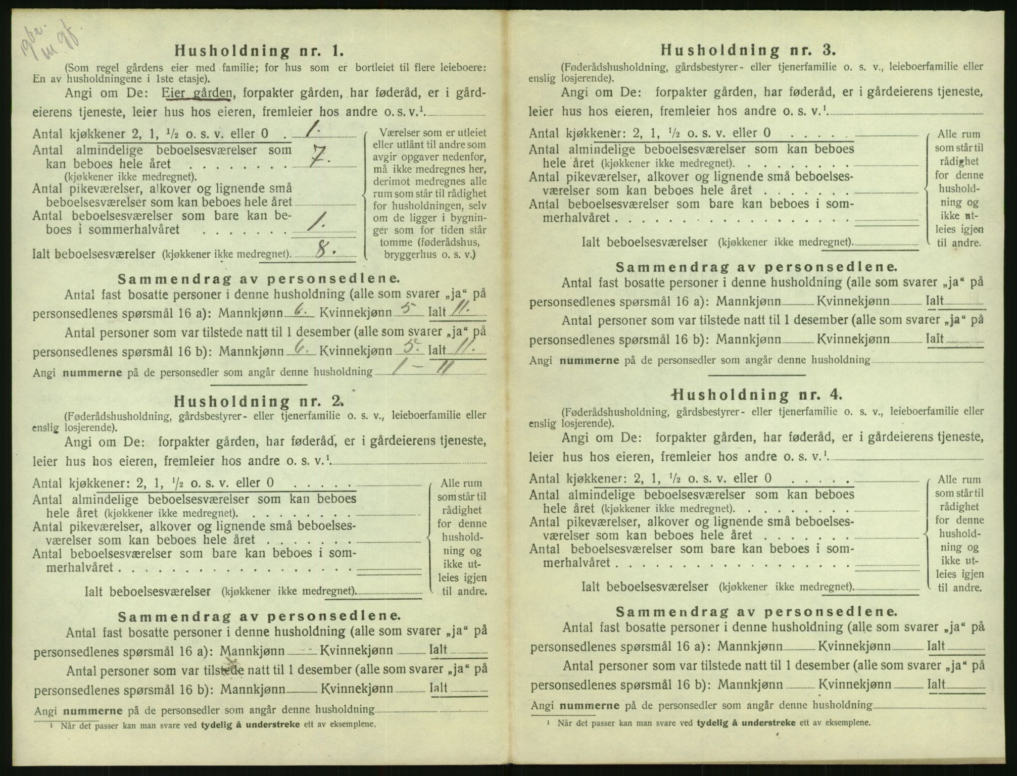 SAK, 1920 census for Gjøvdal, 1920, p. 147