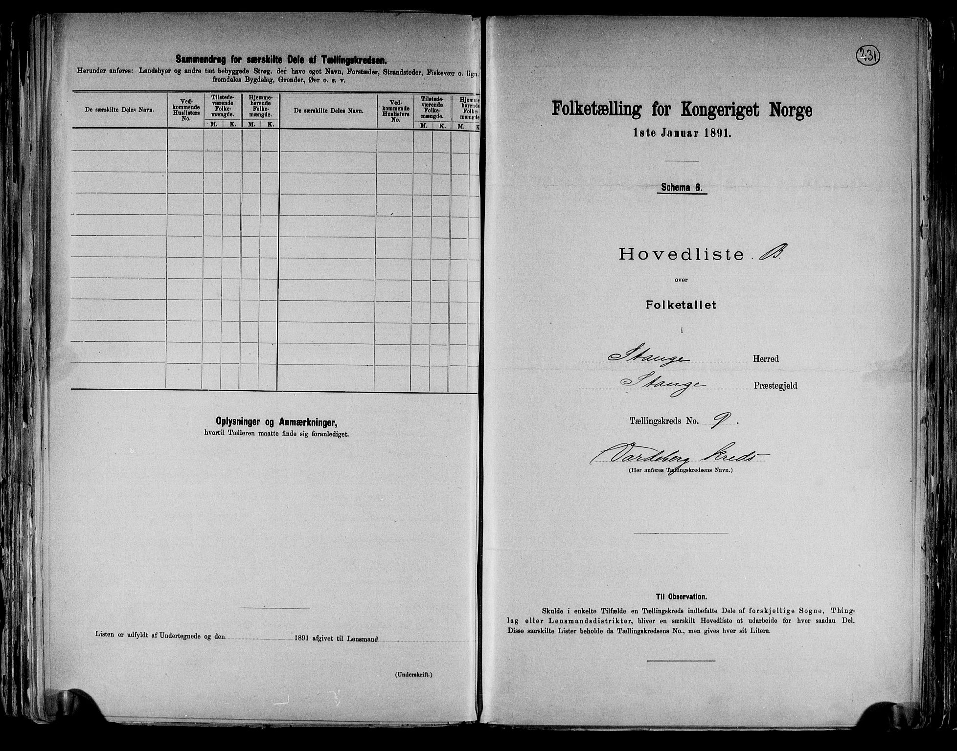 RA, 1891 census for 0417 Stange, 1891, p. 32